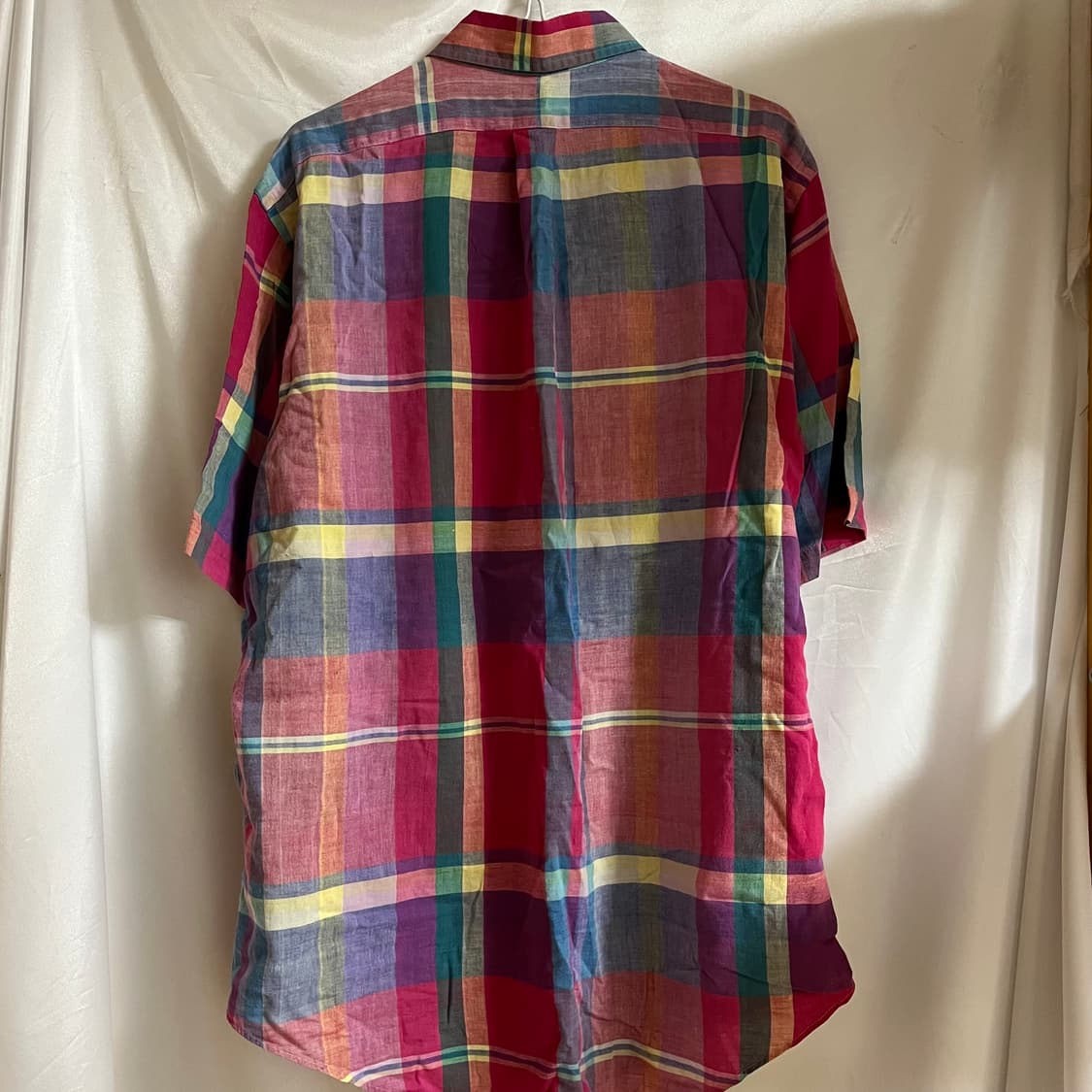 [POLO]폴로 배색포인트 체크 반팔셔츠 상품이미지3