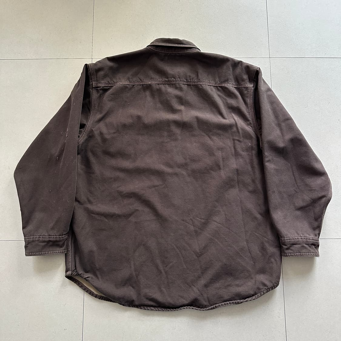 칼하트 FR 라인 해비코튼 캔버스 워크 셔츠 자켓 XL 상품이미지6