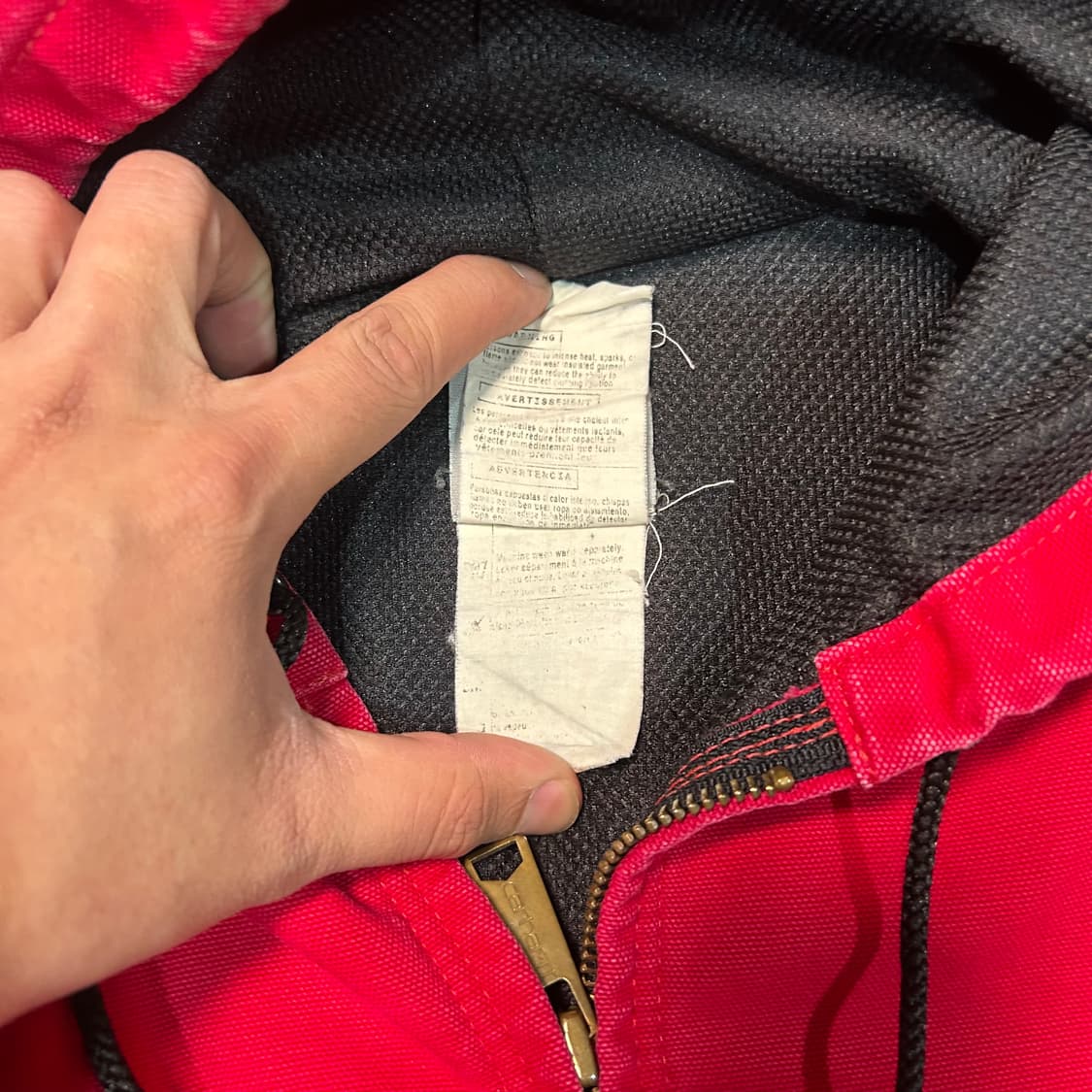 [XL] 칼하트 j03 액티브 후드자켓 red 상품이미지10