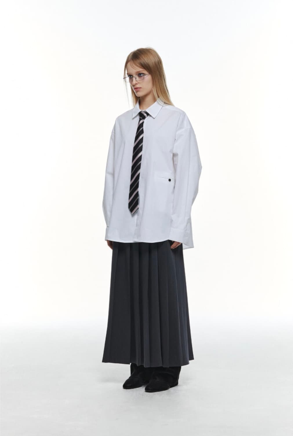 새상품) pocket shirt (white) 상품이미지2