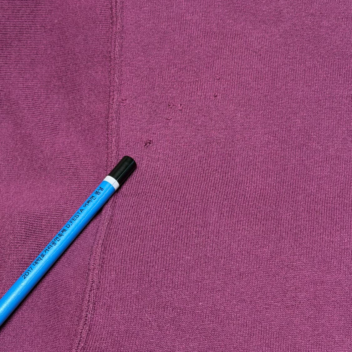 90s Russell sweat half zipup purple L 상품이미지6