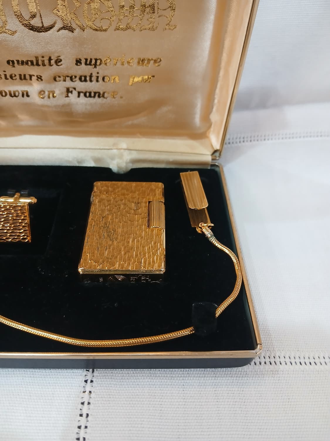 빈티지 프랑스 로얄크라운 가스라이터 셋트 상품이미지3