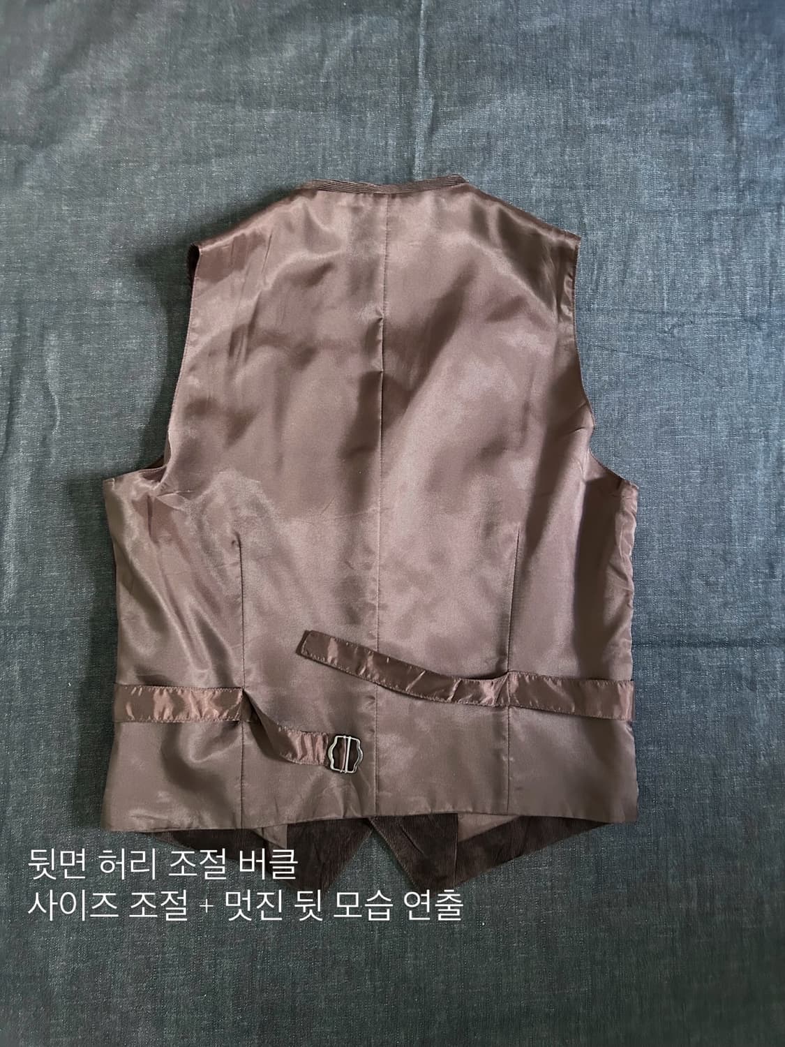 90s 올드 유니클로 코듀로이 턱시도 베스트 상품이미지8