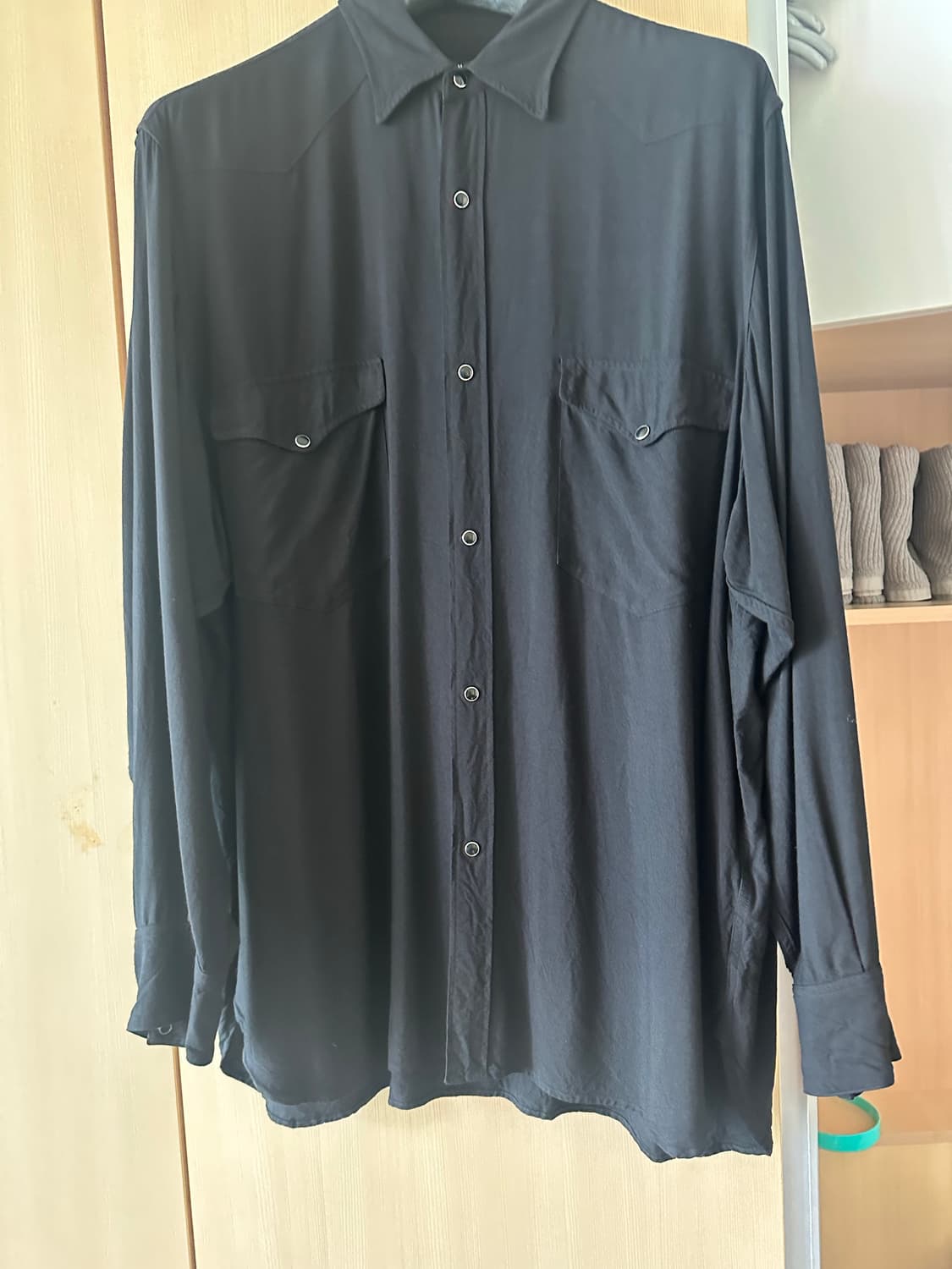 코모리 25ss 레이온 웨스턴 셔츠 2사이즈 상품이미지1