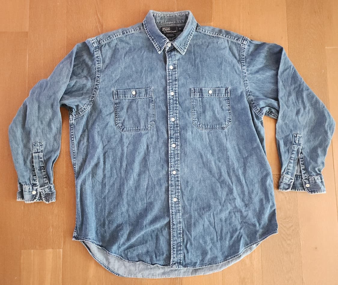폴로 랄프로렌 데님 워크셔츠(XL, 초레어템) 상품이미지1