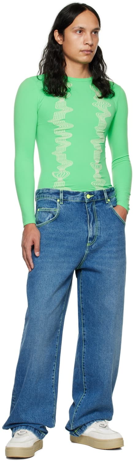 msgm 로고 데님팬츠 청바지 바지 상품이미지10