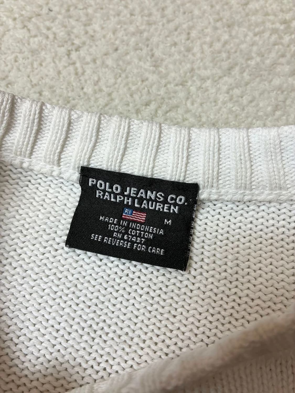 폴로진스 00's 아이코닉 플래그 니트 스웨터 PN6705 상품이미지6