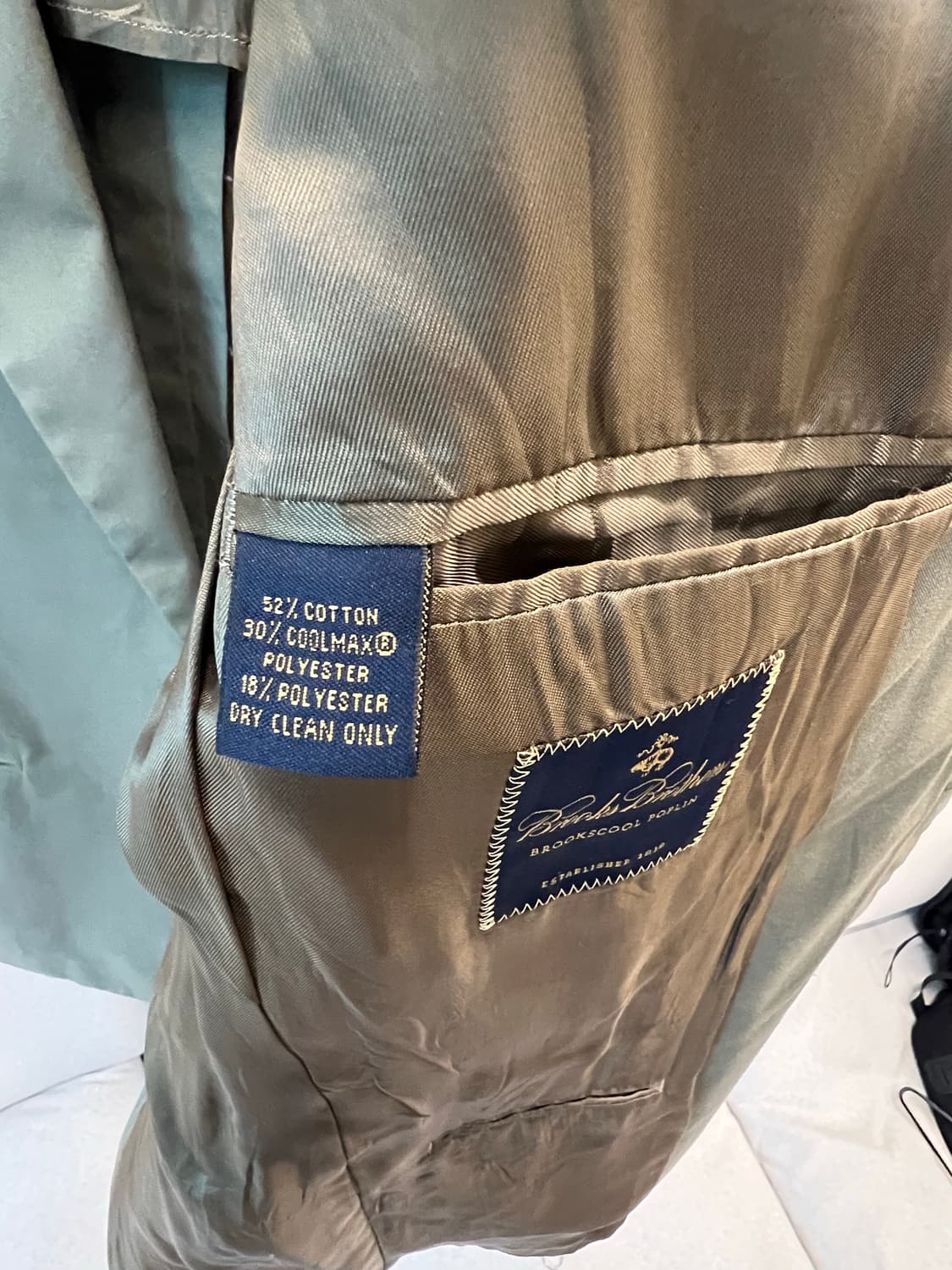 브룩스브라더스 카키 코튼 자켓 상품이미지5
