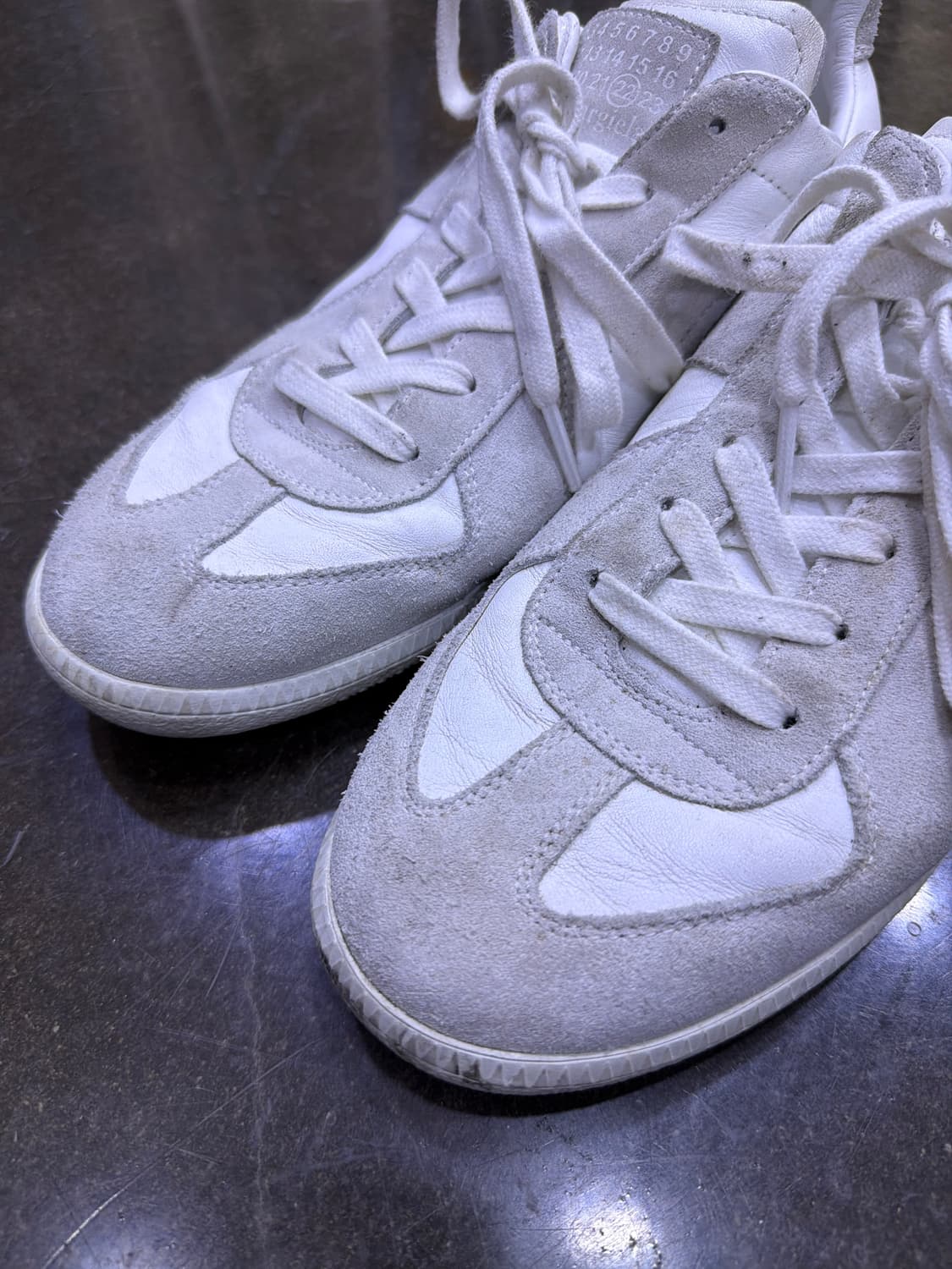 메종 마르지엘라 독일군 스니커즈 화이트 41.5 상품이미지3