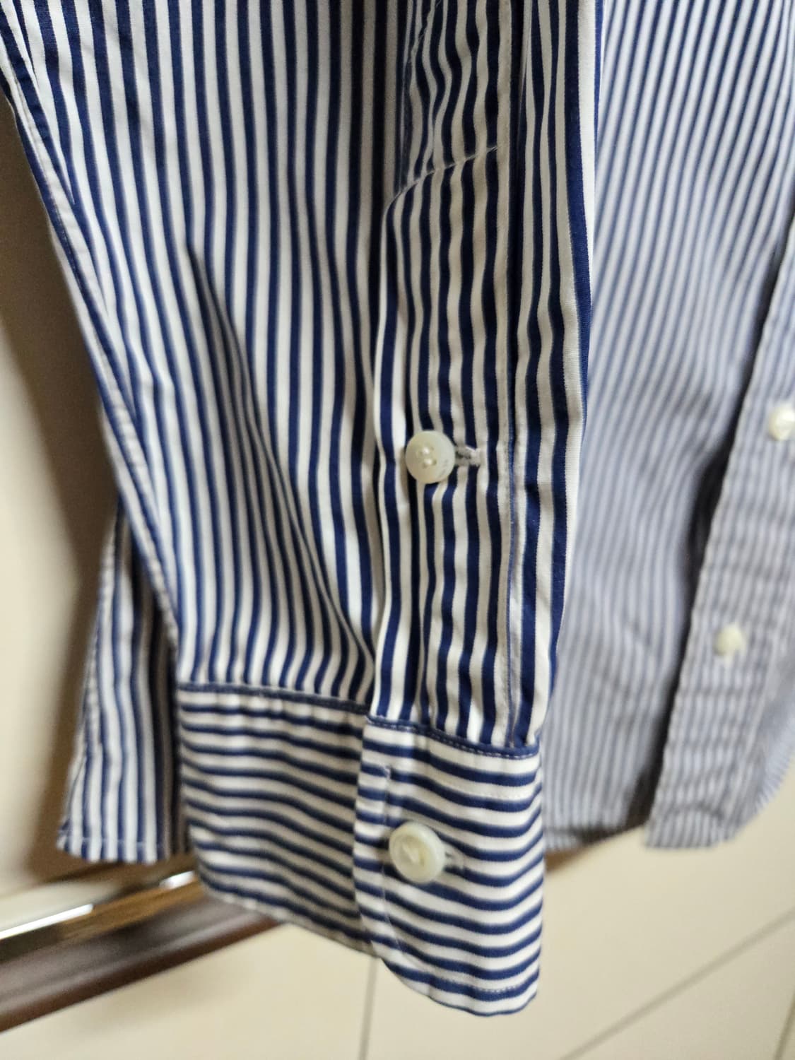 폴로 랄프로렌 여성 네이비 스트라이프 셔츠 상품이미지5