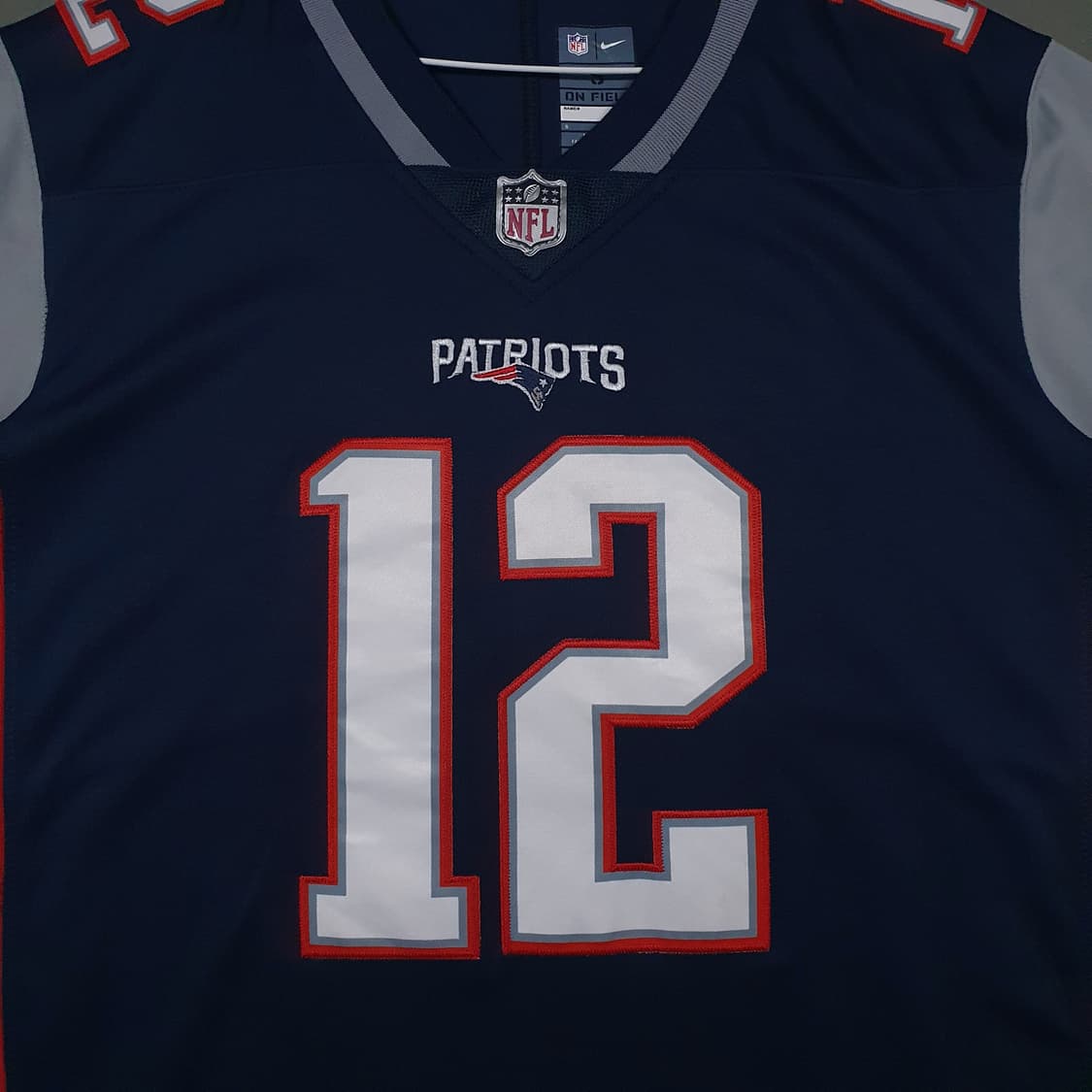 실측 XL 나이키 NFL 뉴잉글랜드 패트리어츠 톰브래디 반팔티 럭비 져지 상품이미지3