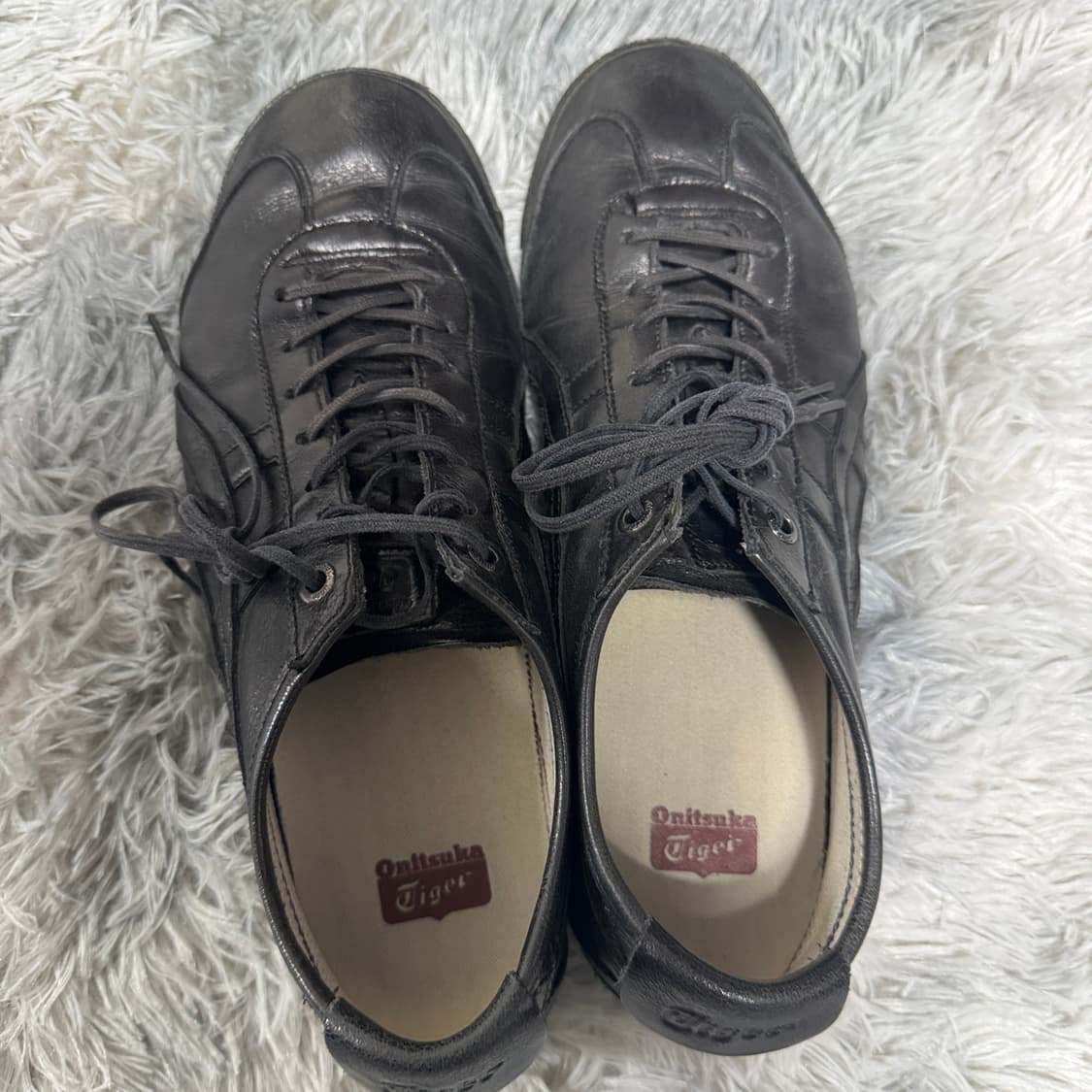 오니츠카 타이거 멕시코66  블랙 올검255사이즈 상품이미지5