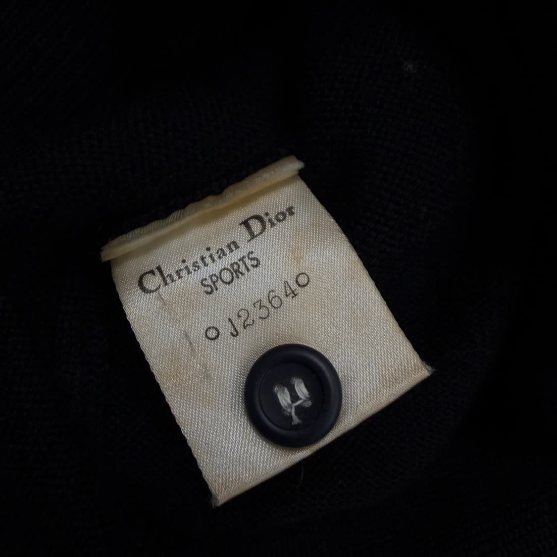 90s christian dior 크리스찬 디올 우먼스 모크넥 니트 탑 상품이미지6