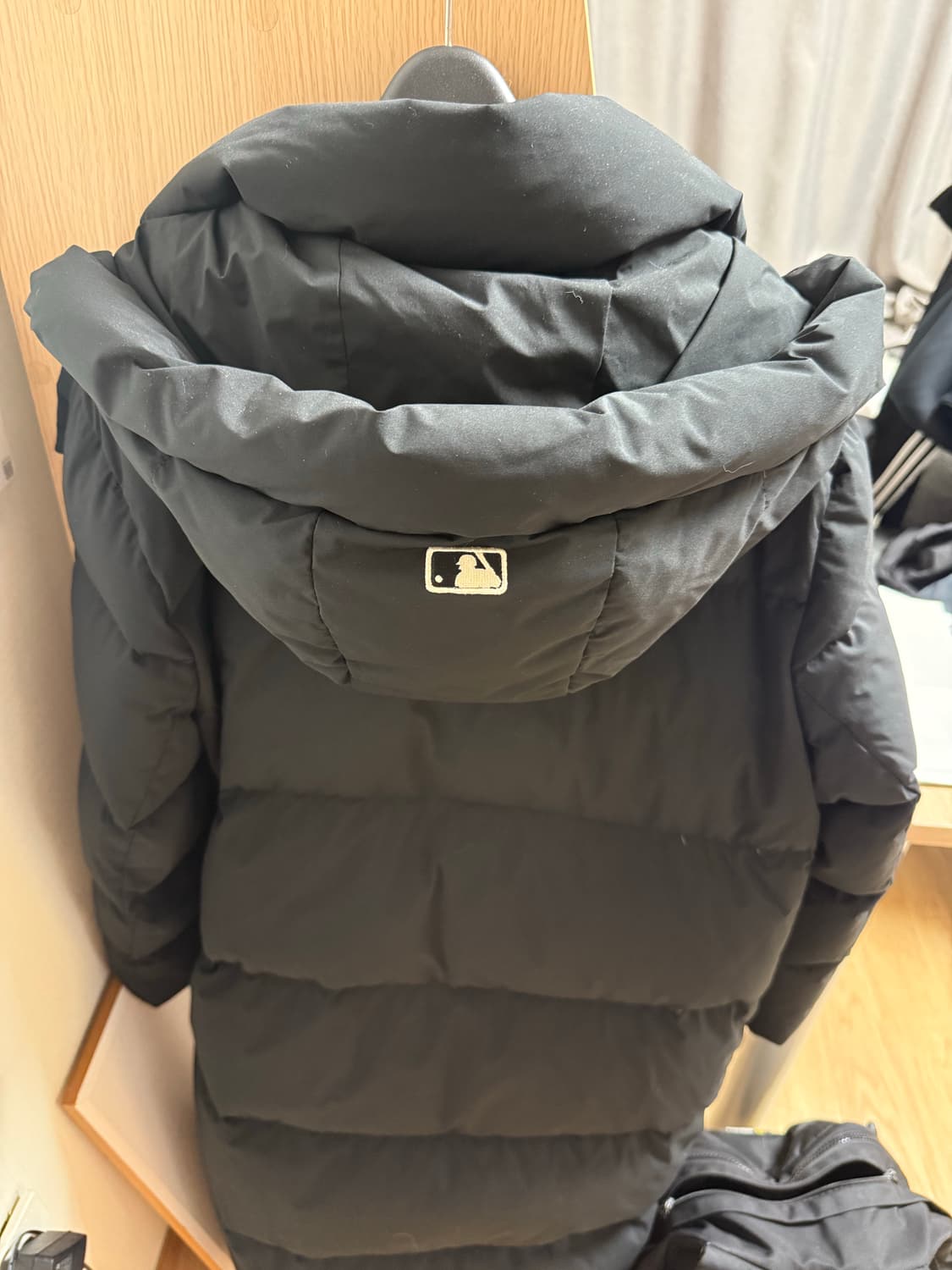 MLB 롱패딩 블랙 xs 상품이미지2
