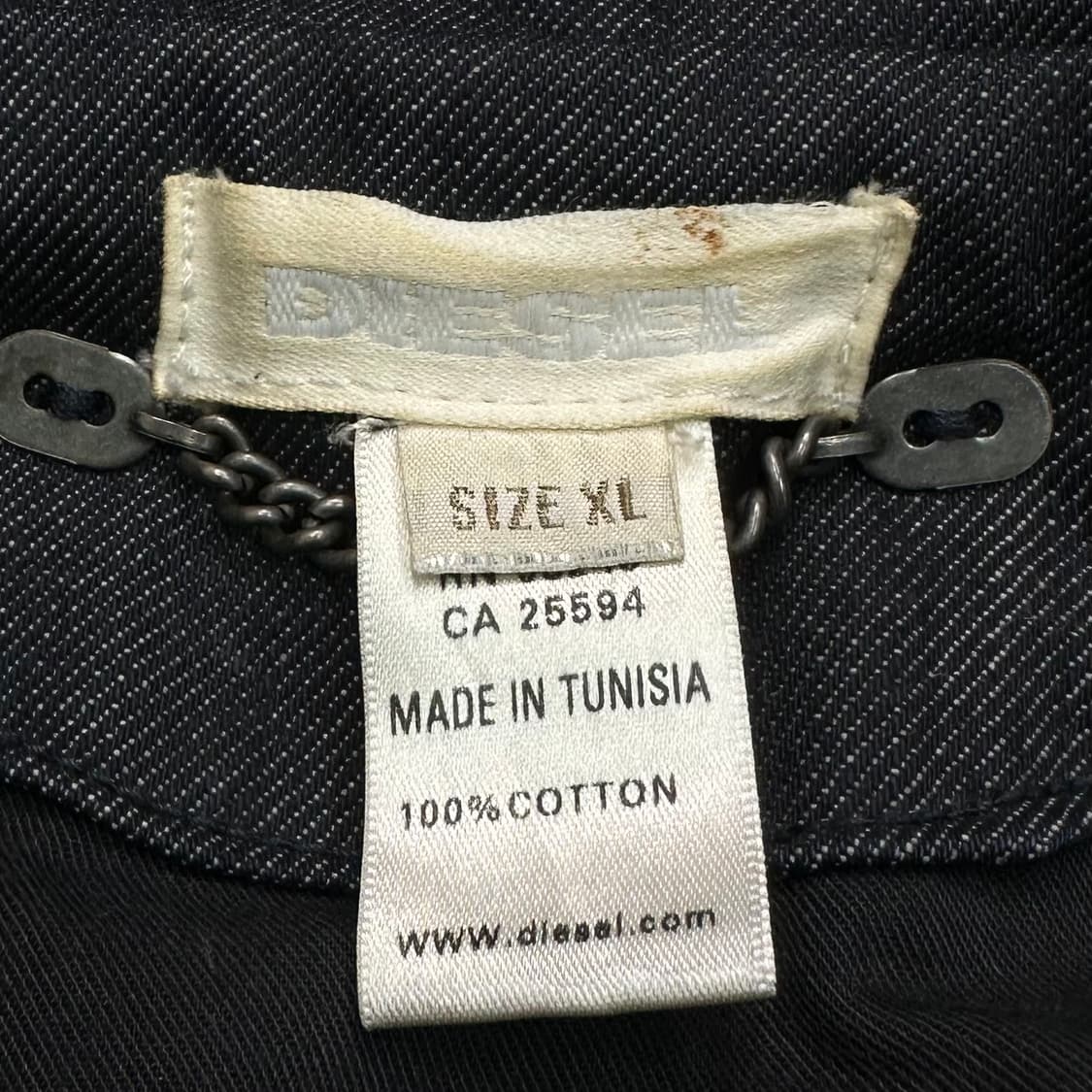 Diesel dragon denim padded vest 상품이미지10