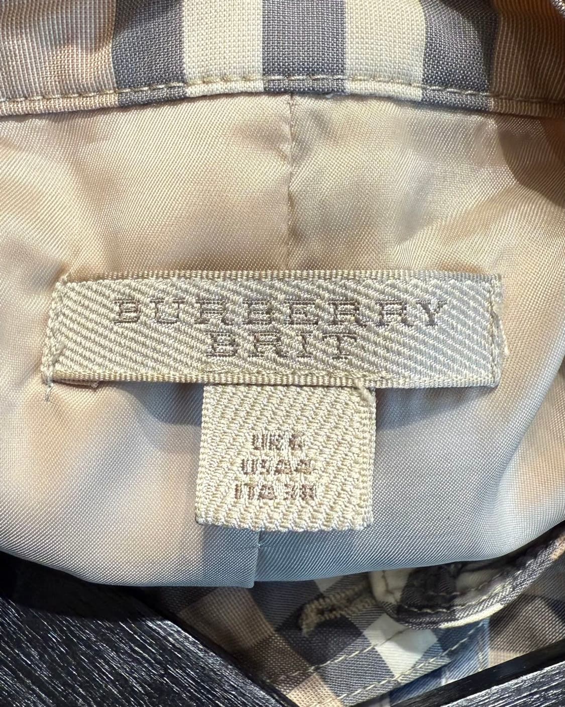 버버리 브릿 베이지 노바체크 벨티드 하프원피스  상품이미지8