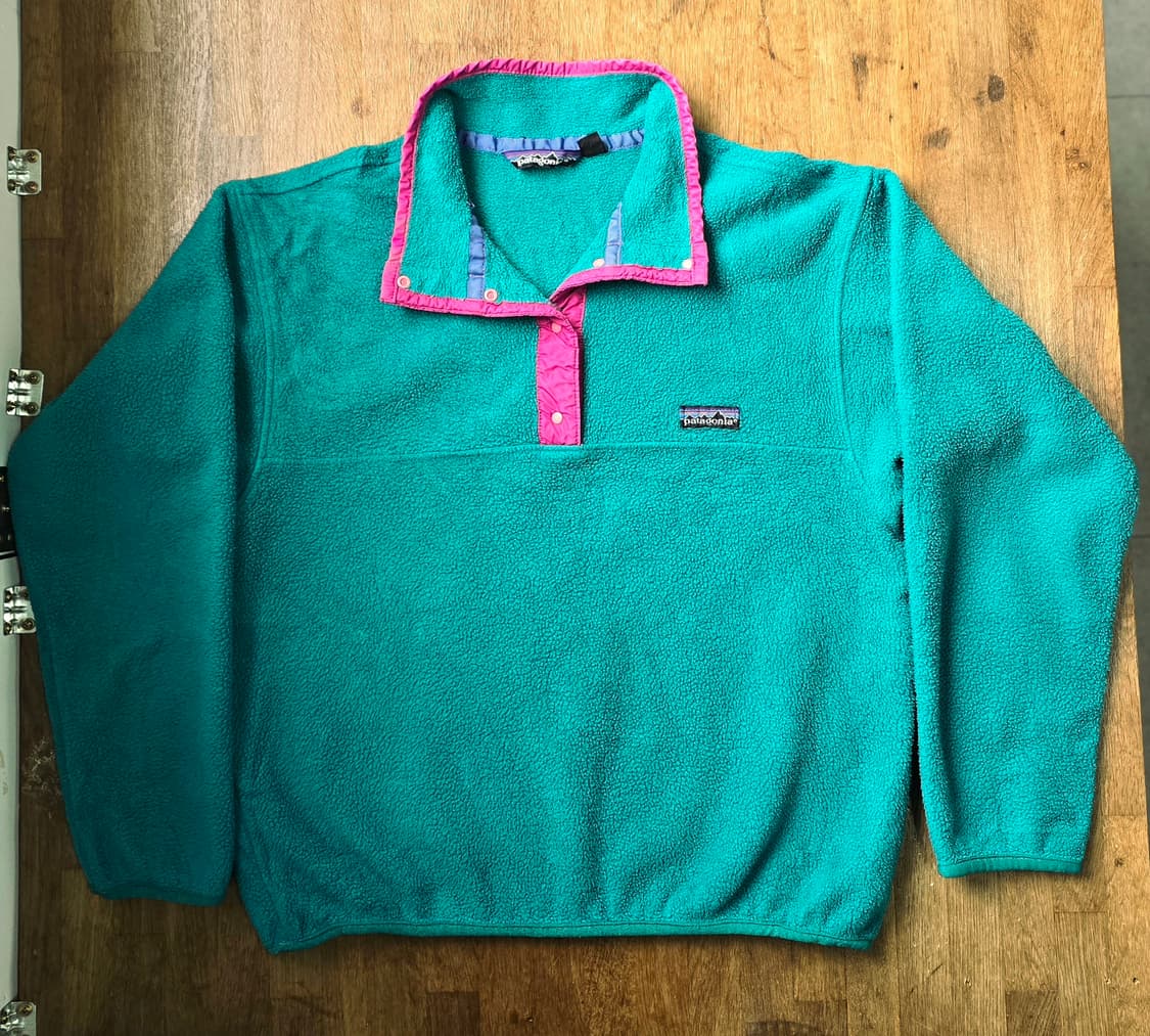 레어) 80s 파타고니아 신칠라 USA 민트 컬러 상품이미지1