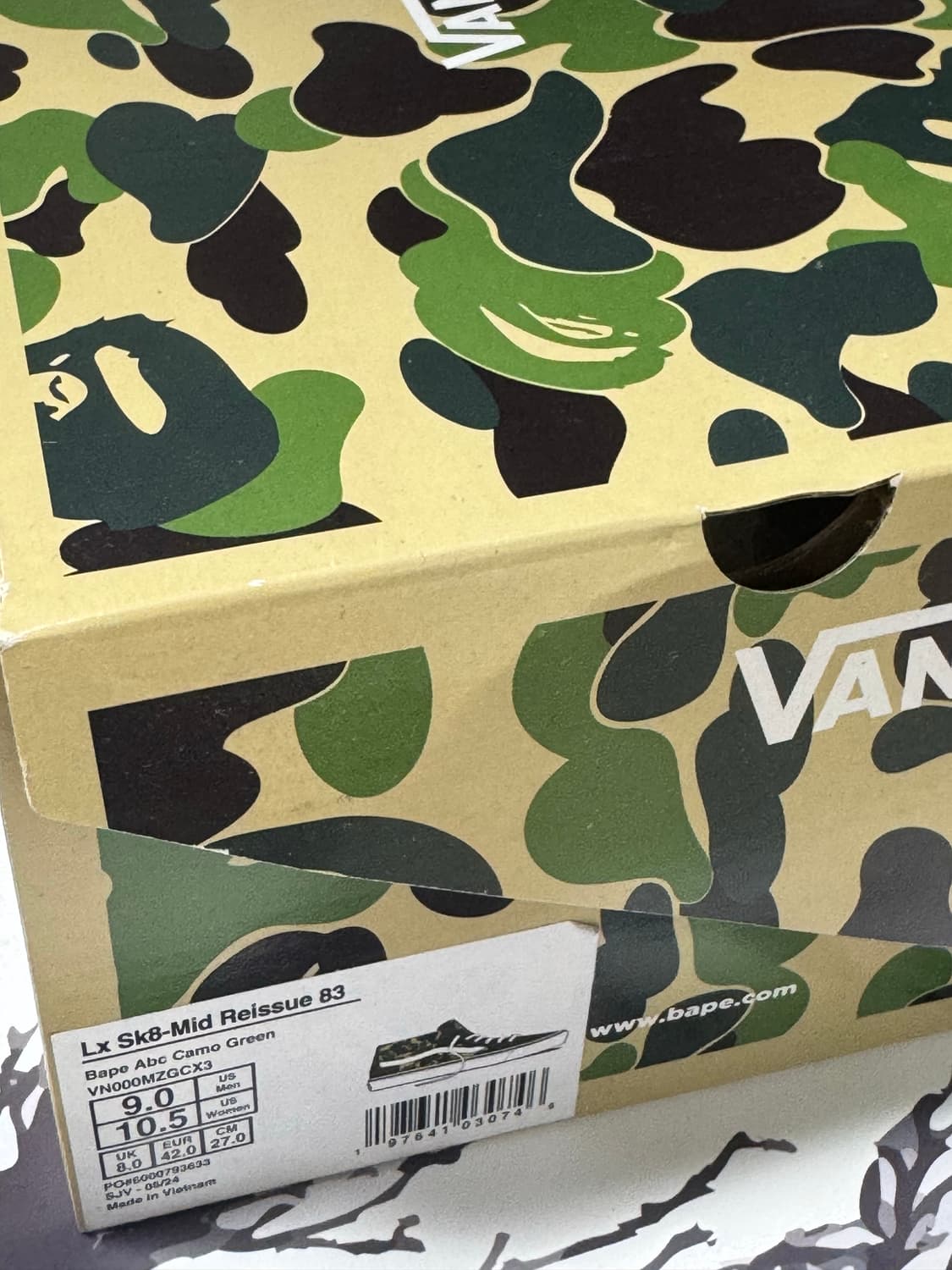 반스 x 베이프 스케이트 미드 270 상품이미지5