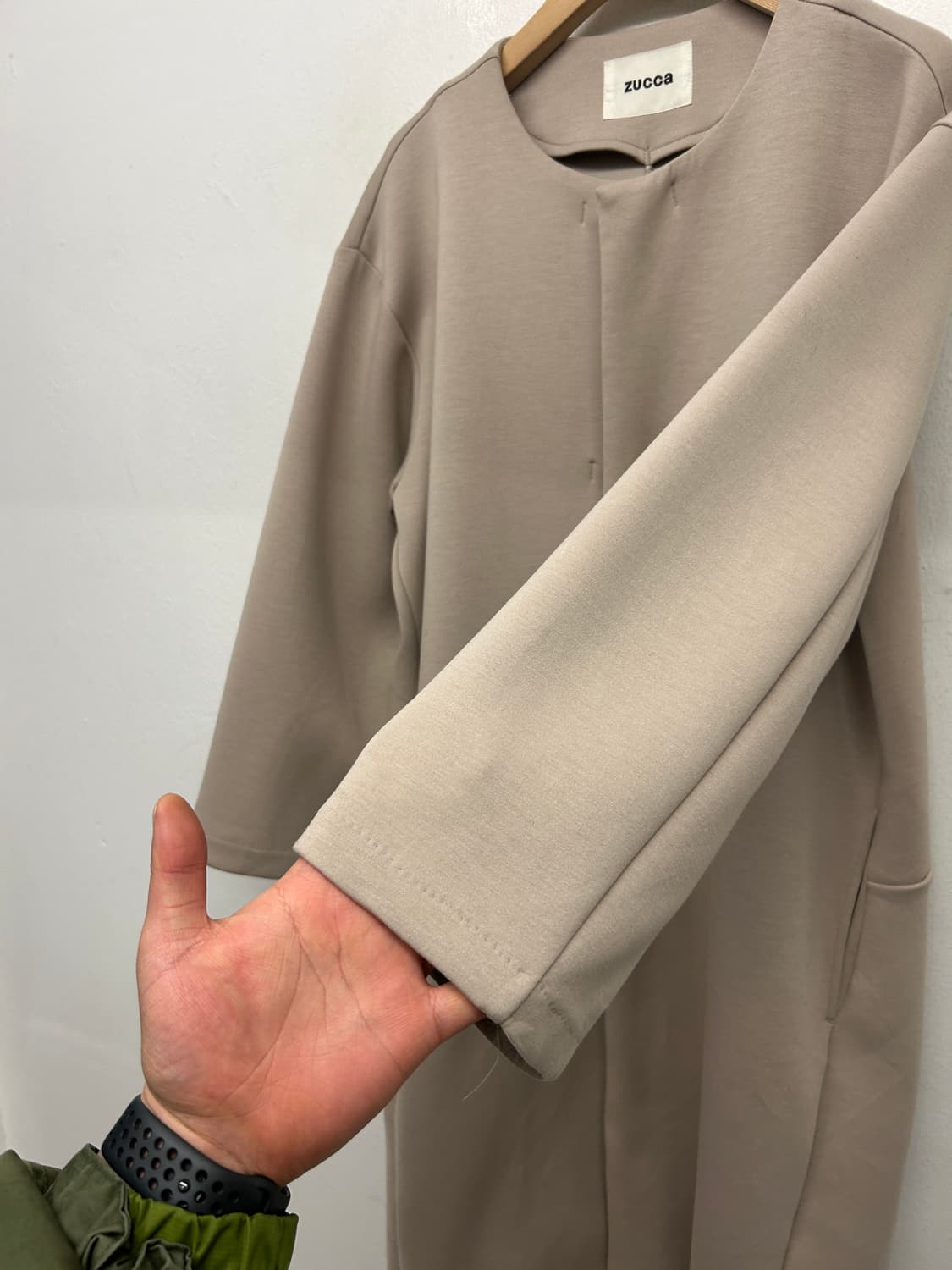 zucca 주카 베이지색 코트 상품이미지3