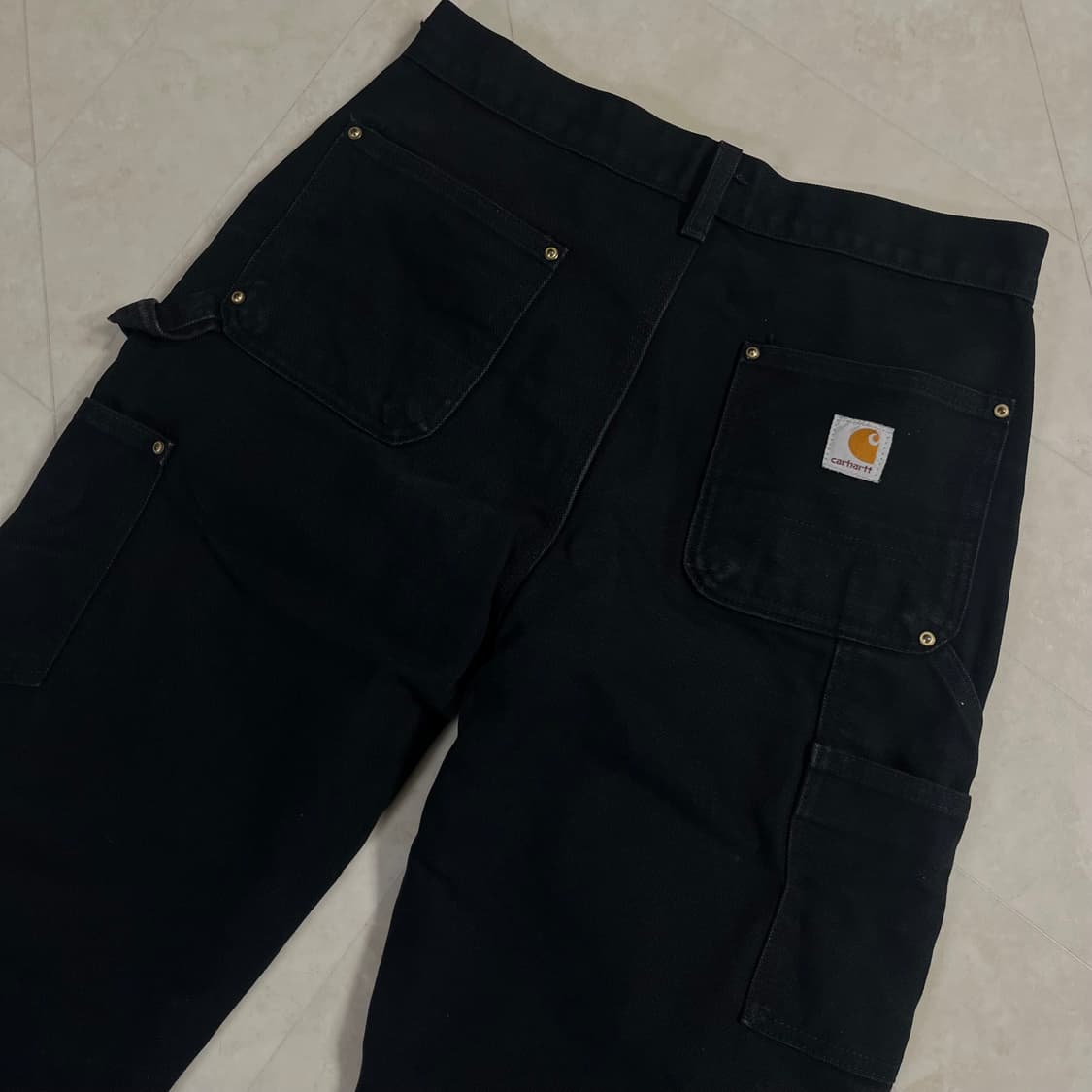 칼하트 럭싱글니 팬츠 블랙 30x32 상품이미지1
