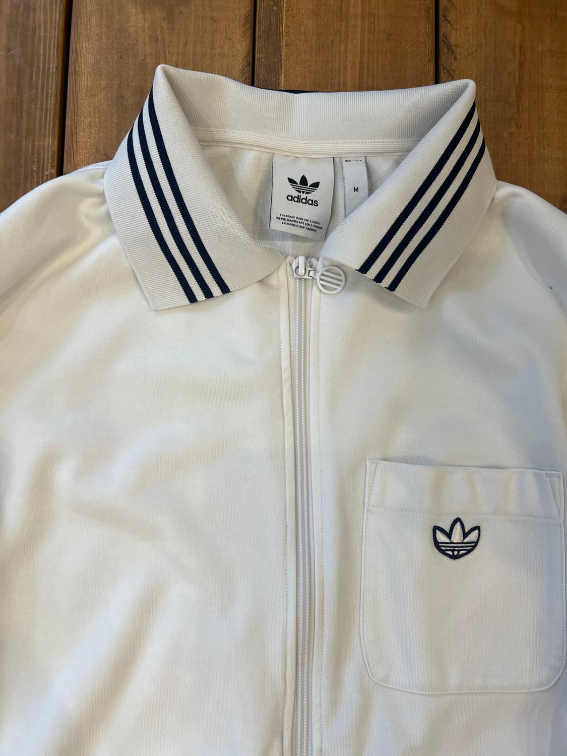 아디다스 화이트 네이비 포켓 져지 상품이미지7