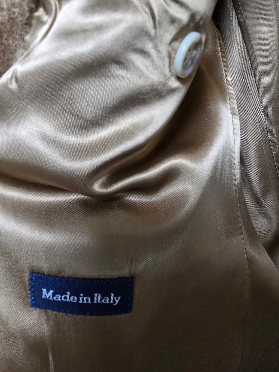 42R 폴로 카멜헤어 100프로 코트 상품이미지5