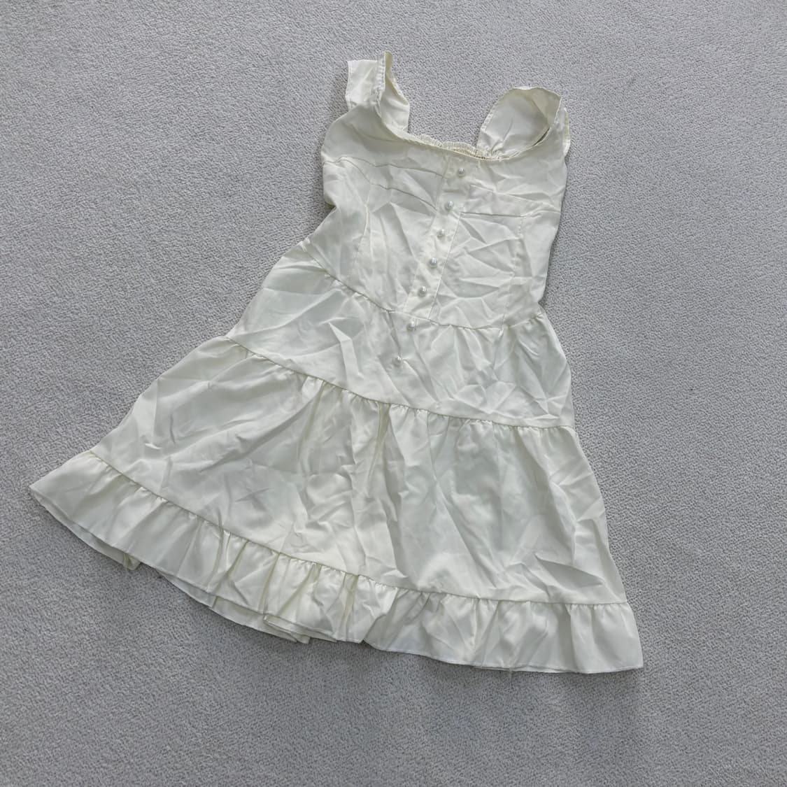 실측확인 빈티지 버튼업 미니 원피스 0423E 상품이미지1