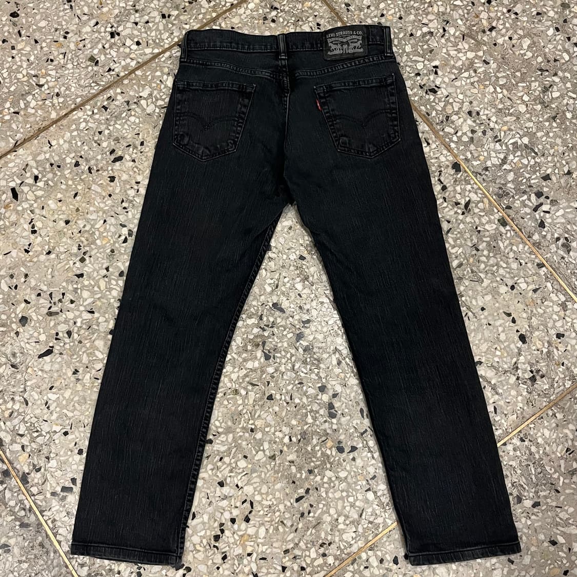 LEVI'S 리바이스 블랙 워싱 데님 팬츠  상품이미지7