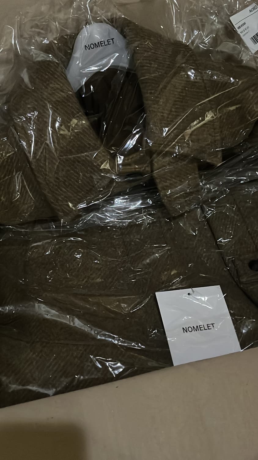 NOMELET 케이트 울 하프 코트 상품이미지4