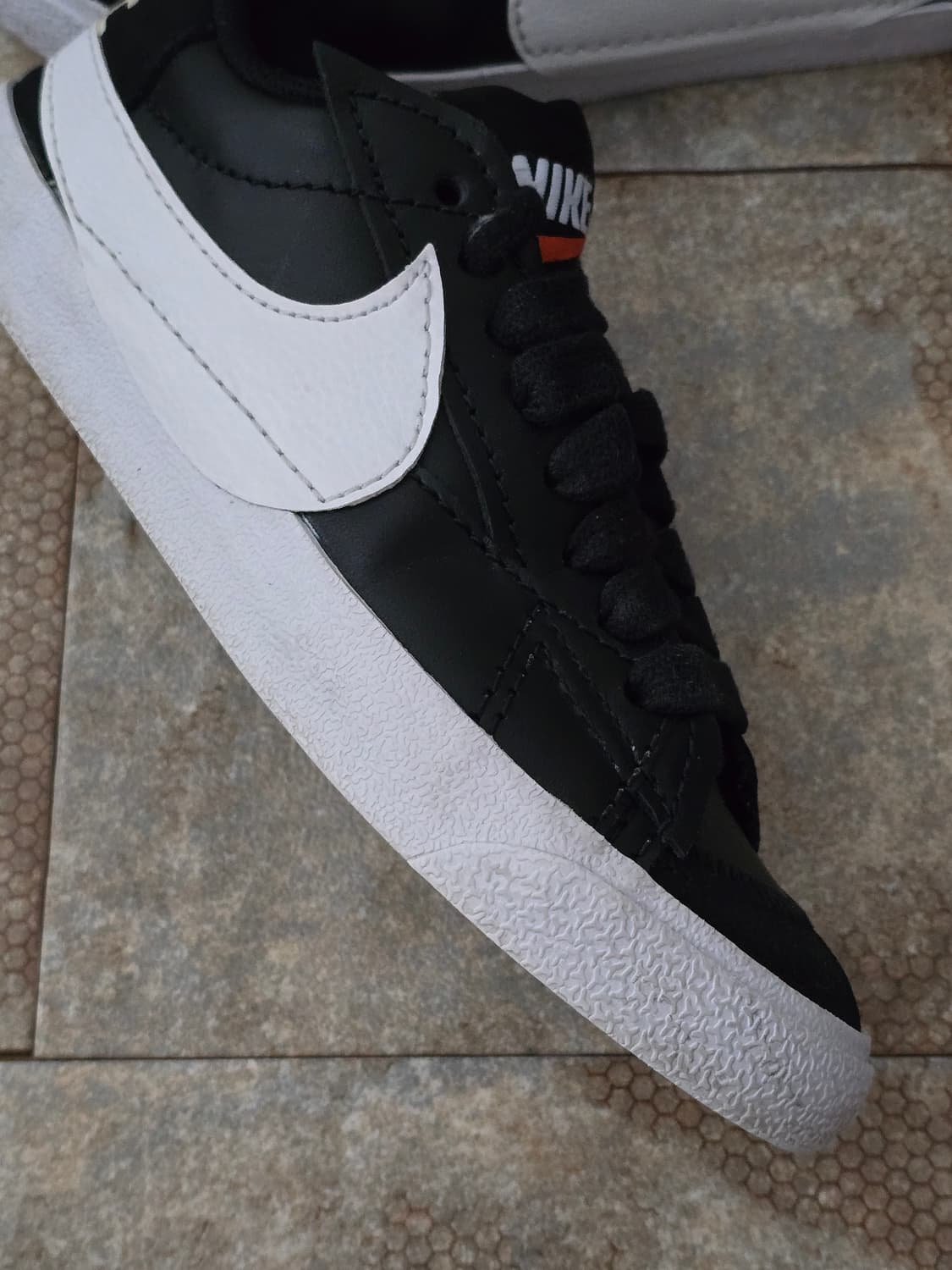 (250)나이키 블레이저 로우 77 점보 블랙 상품이미지8