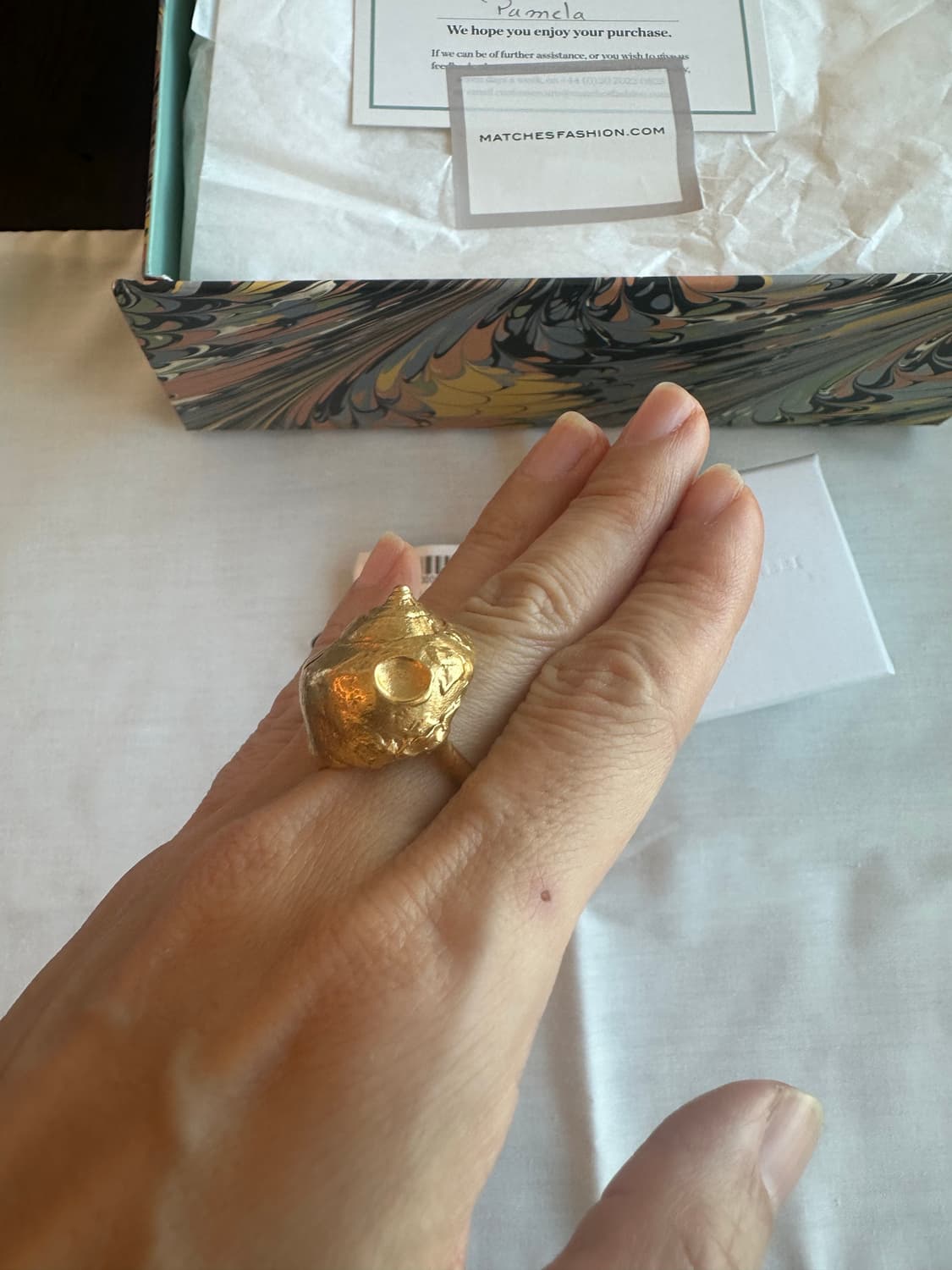 알리기에리 Alighieri 골드 링 XS 새제품 상품이미지4