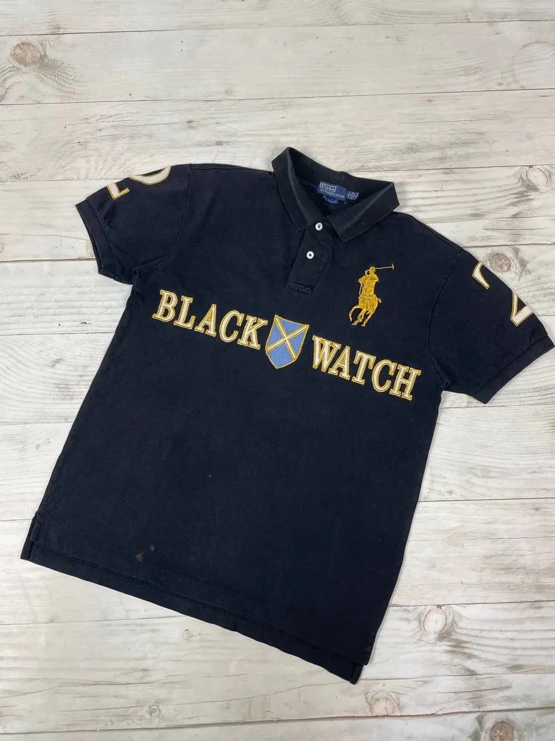 폴로 빅포니 블랙워치 L 티셔츠 카라티 상품이미지1