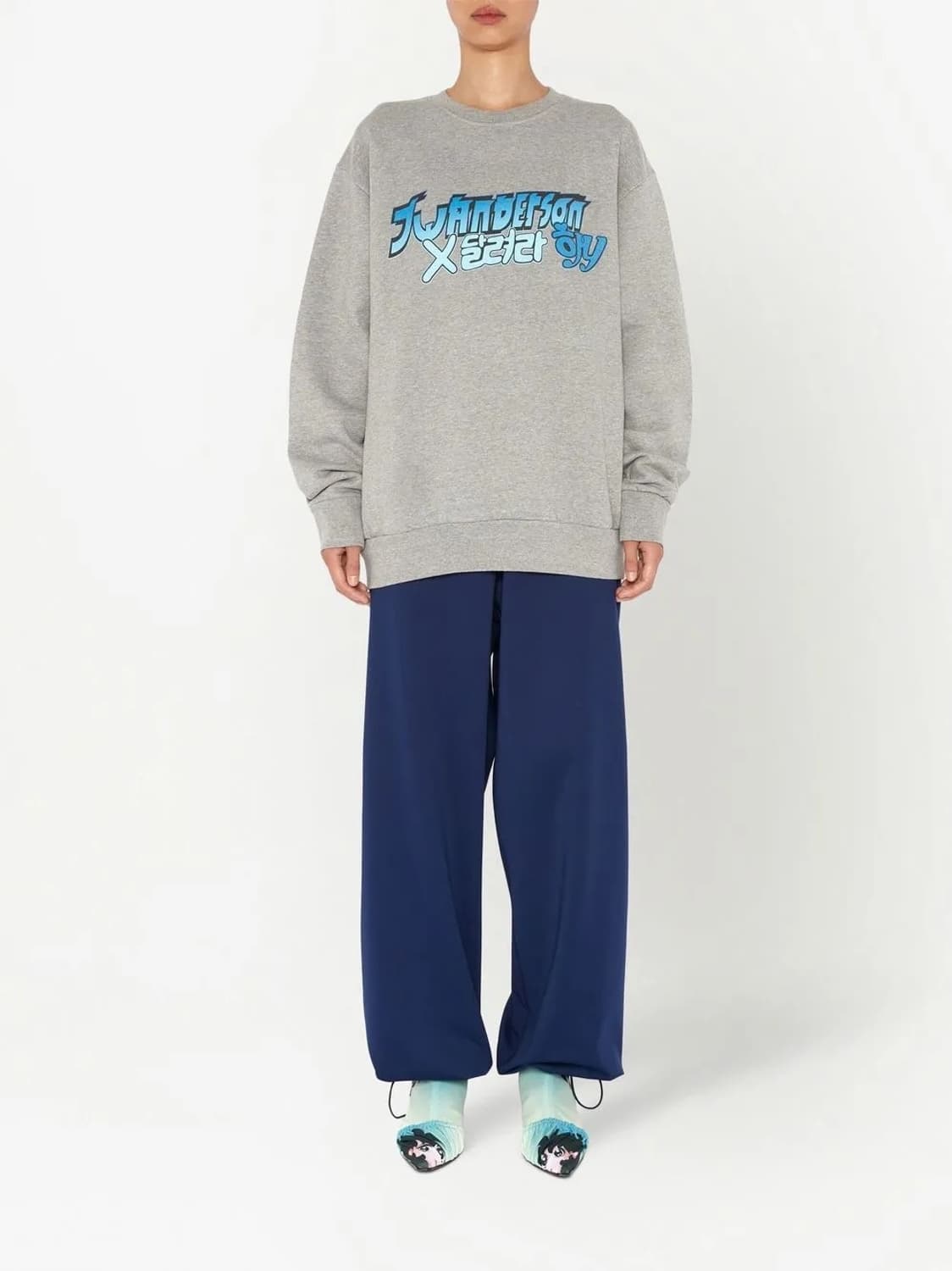 JW Anderson JW앤더슨 달려라하니 그레이 맨투맨 상품이미지4