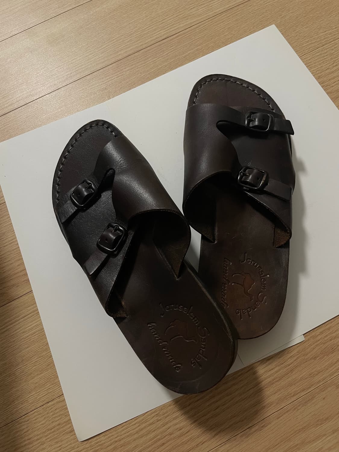 예루살렘 세스 다크 브라운 샌달 245-250 상품이미지4