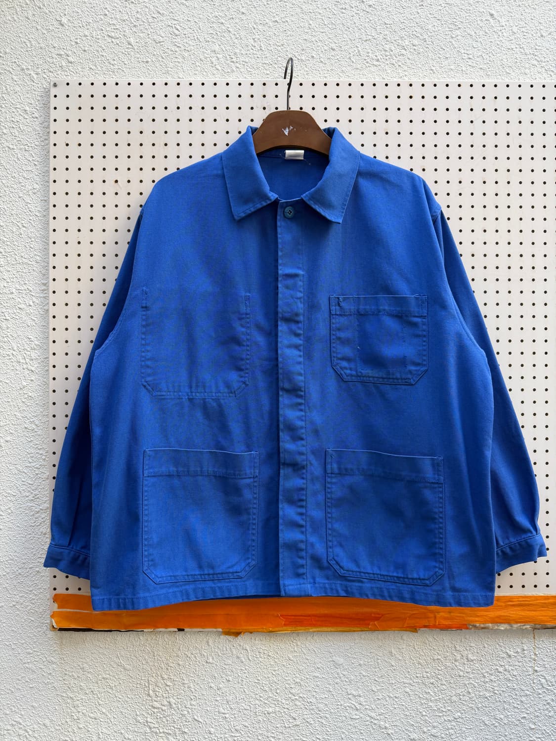 OLD VINTAGE WASHED FRENCH WORK 프렌치워크자켓 상품이미지1