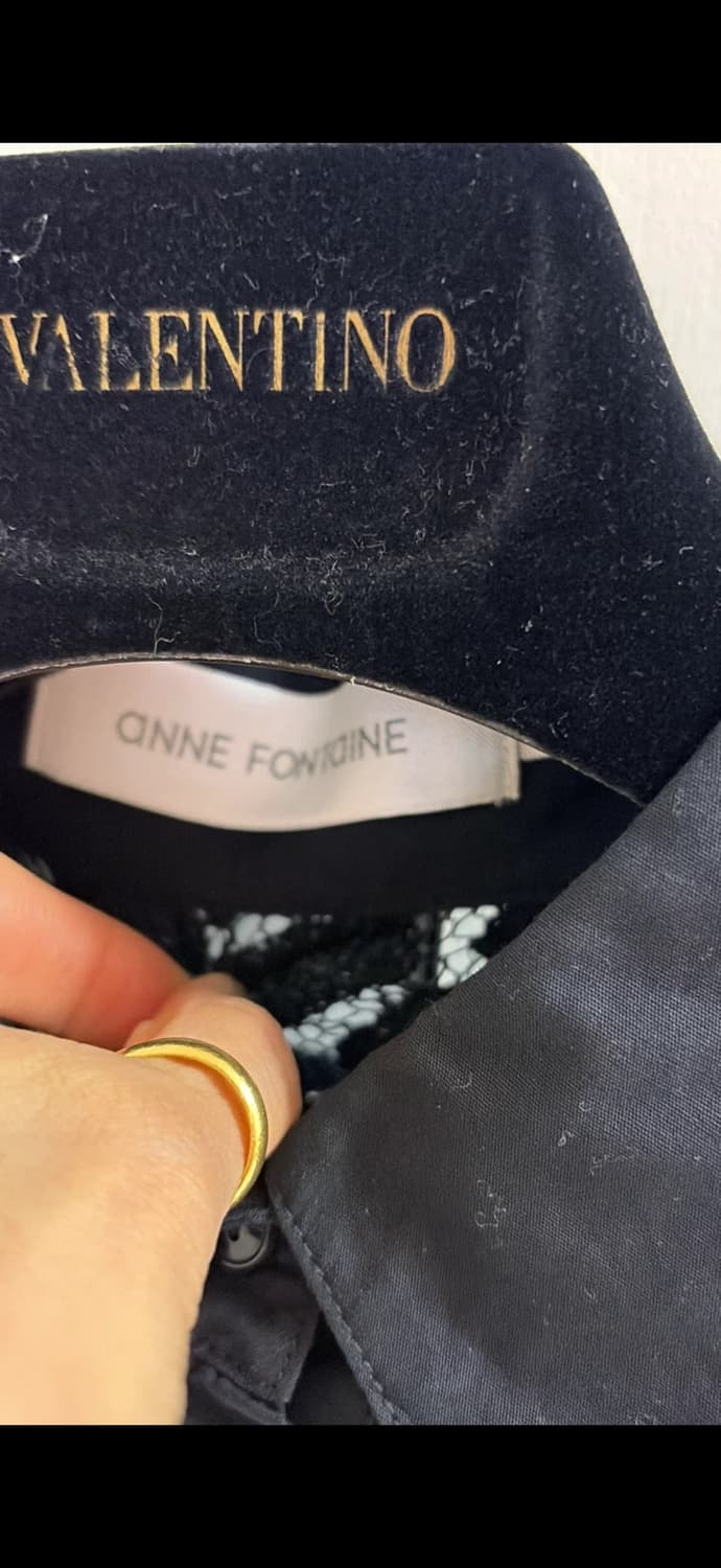 안느퐁텐 블랙 플리츠 블라우스44,55 정품 상품이미지2