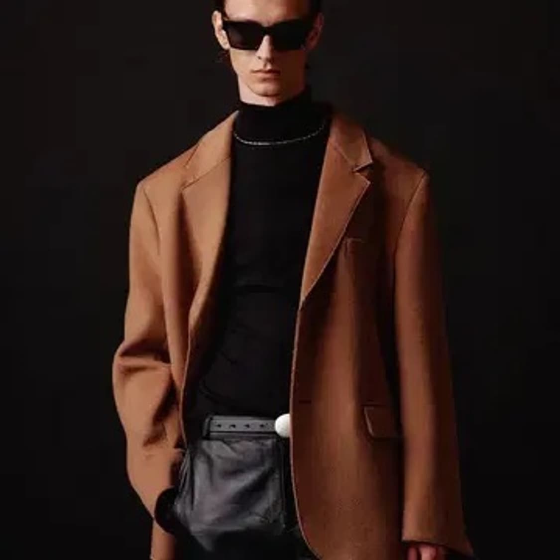 토니웩 아카이브 컷팅 블레이저 L 카멜 상품이미지1