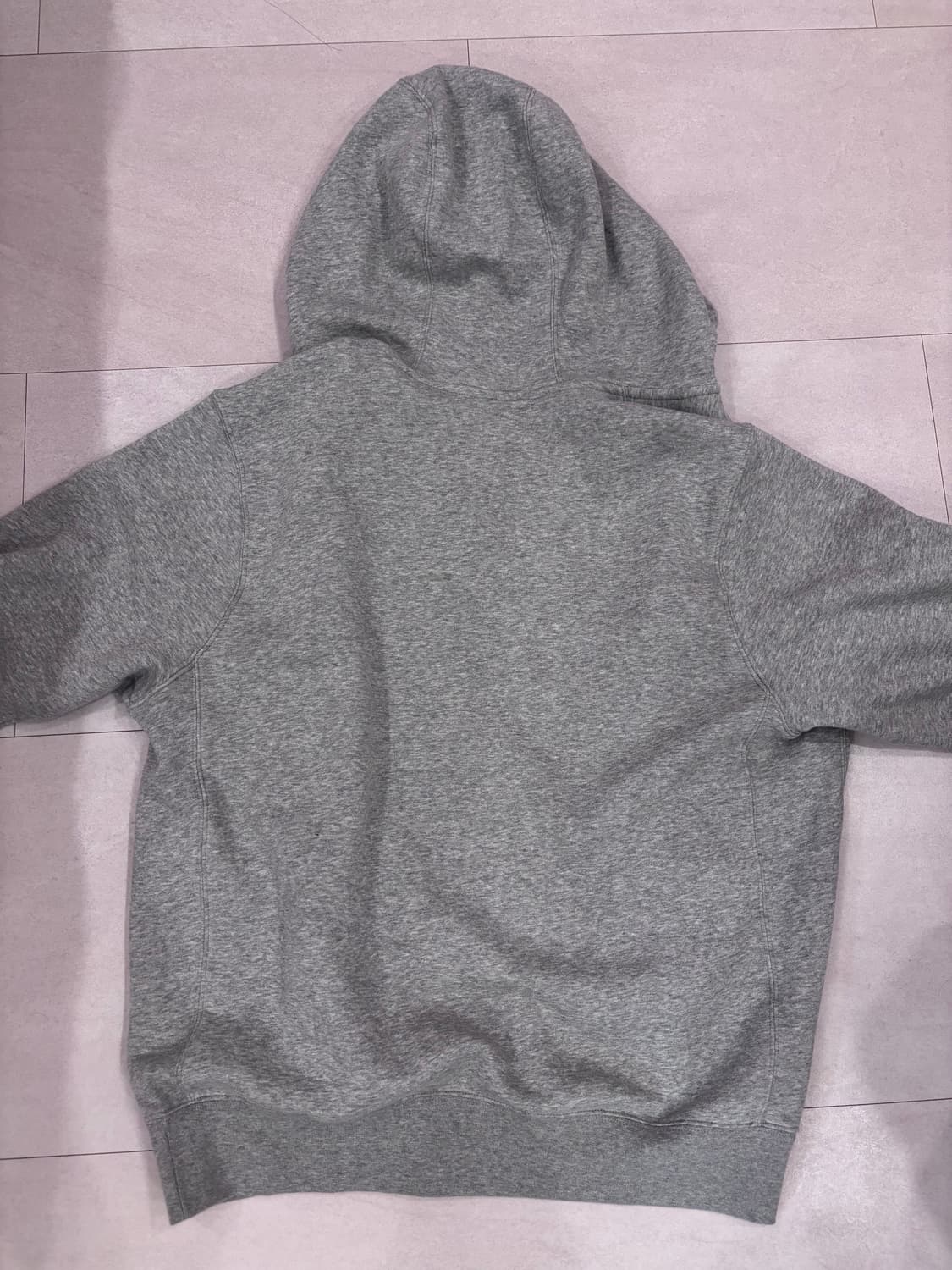 나이키 파크 스우시 풀 집 후드 그레이 헤더 상품이미지3