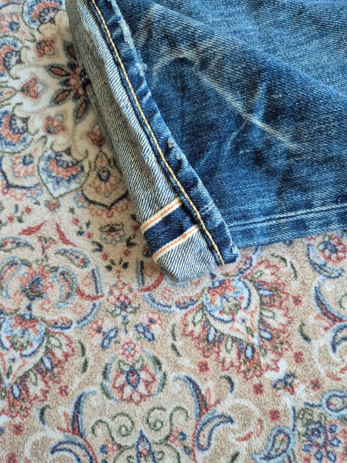 히스테릭 글래머 셀비지 워싱 데님. 상품이미지5