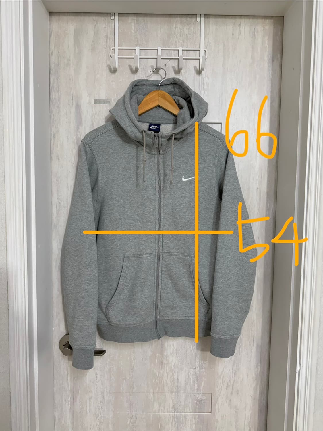 남성 95 / 나이키 후드 집업 그레이 상품이미지2
