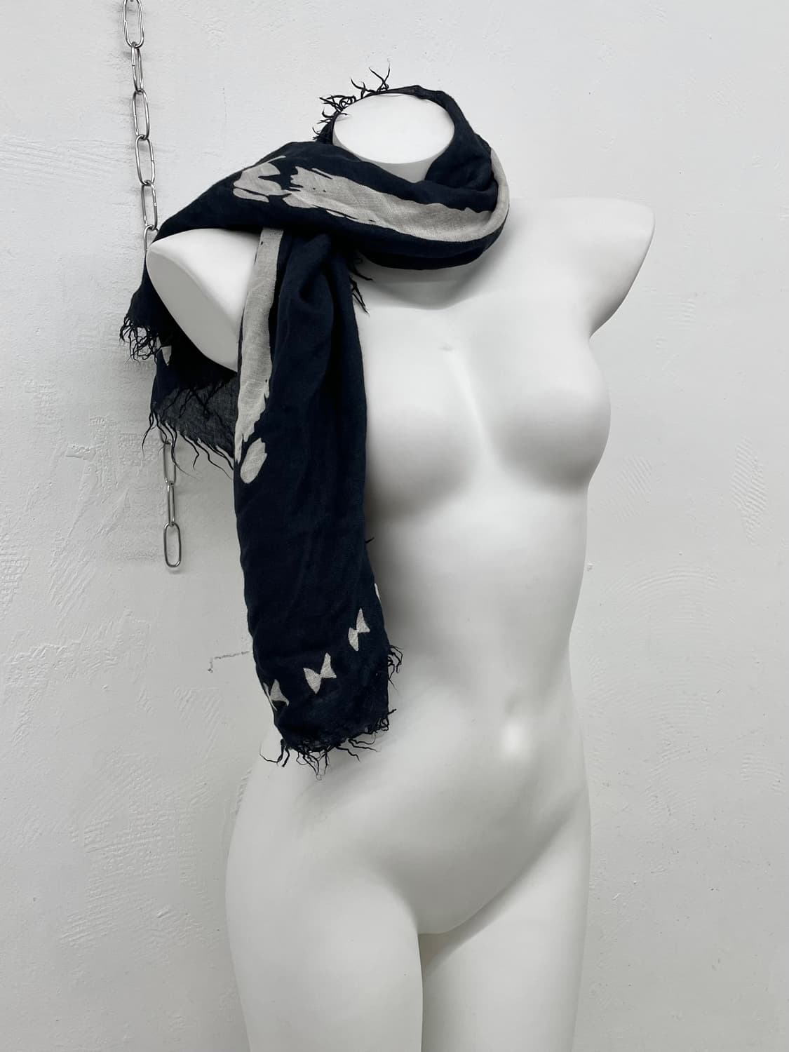 펑크 스컬 수술 머플러💀 상품이미지4