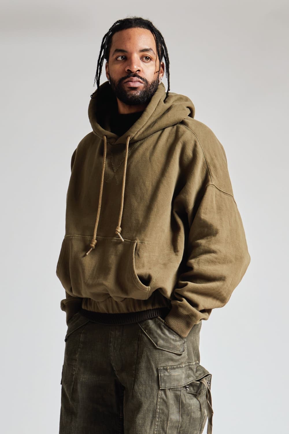 R13 Jumbo Gusset Oversized Hoodie 상품이미지2