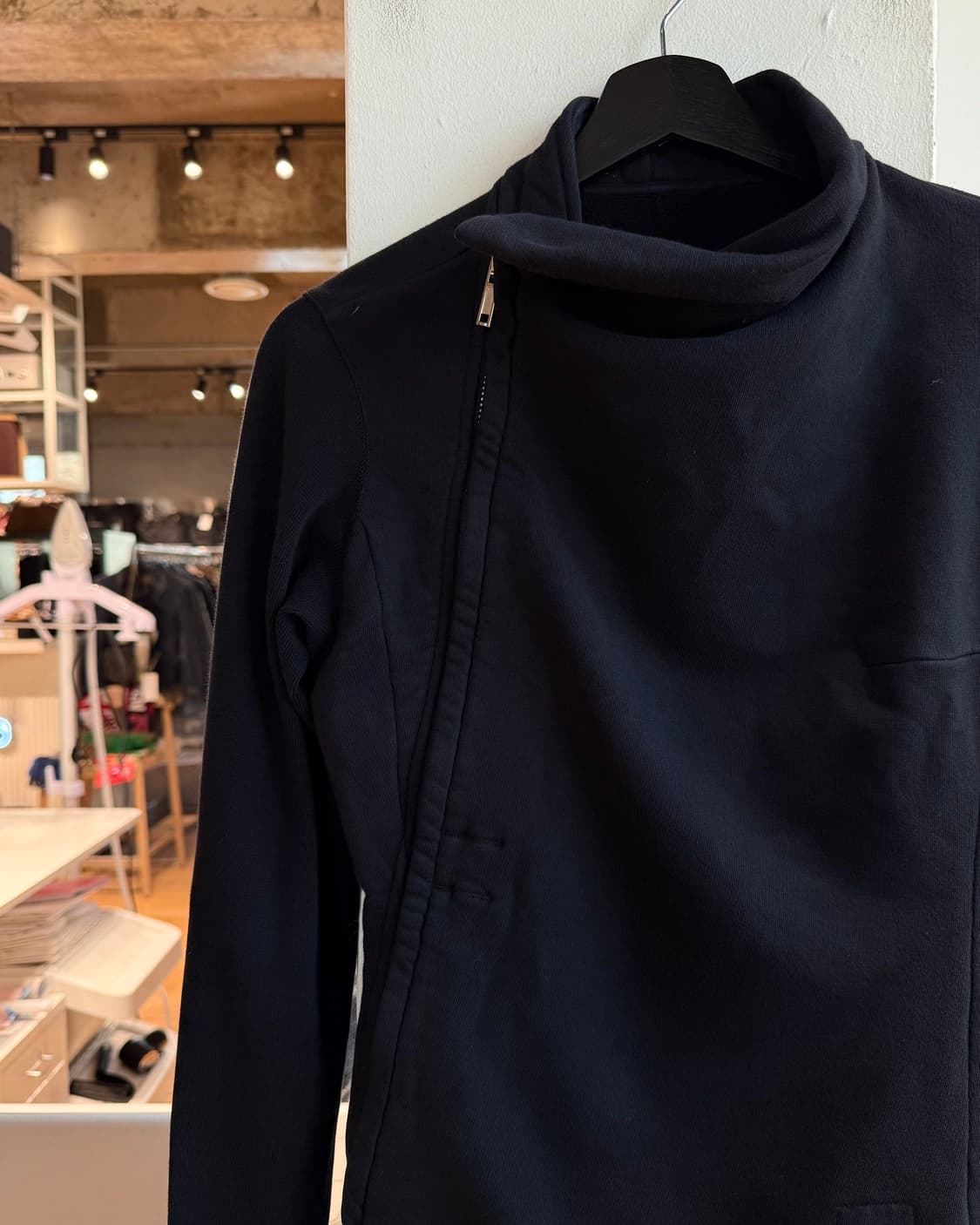 릭 오웬스 다크쉐도우 블랙 사선집업 자켓  상품이미지4