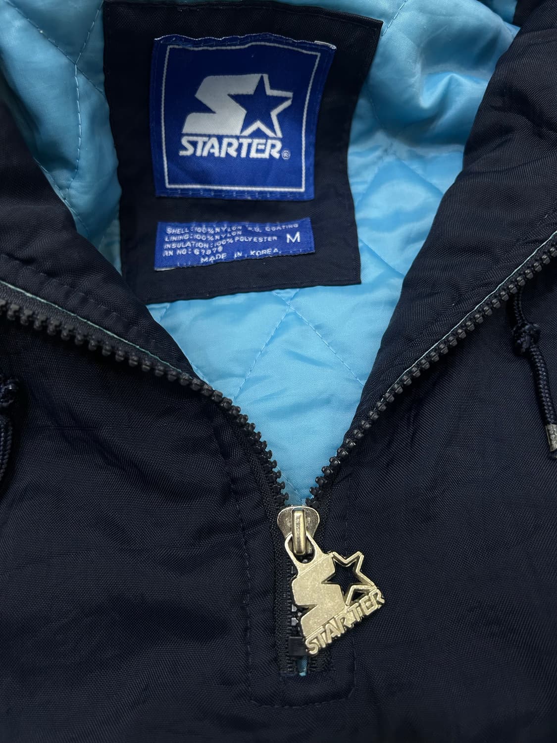 [M]스타터90s 오버핏 노스캐롤라이나 패딩 아노락 상품이미지6