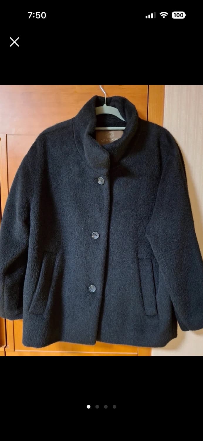 올앤서드리 라마 반코트 상품이미지1