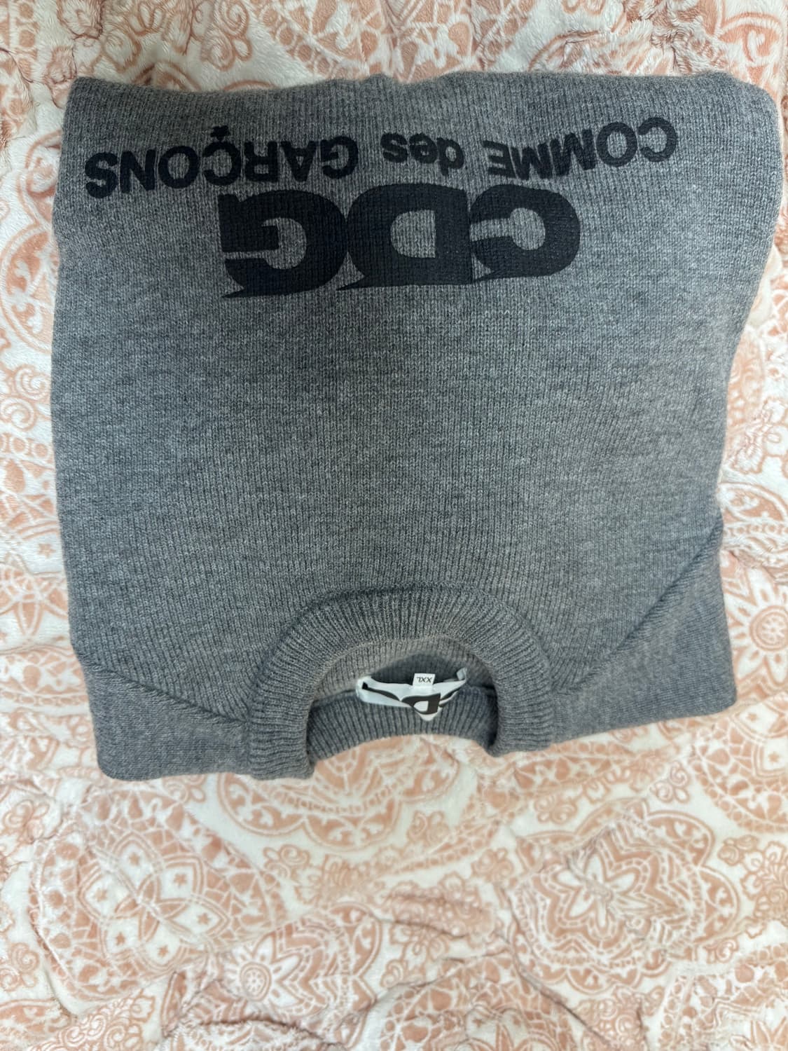 CDG라운드넥스쿨풀오버그레이XXL 상품이미지4