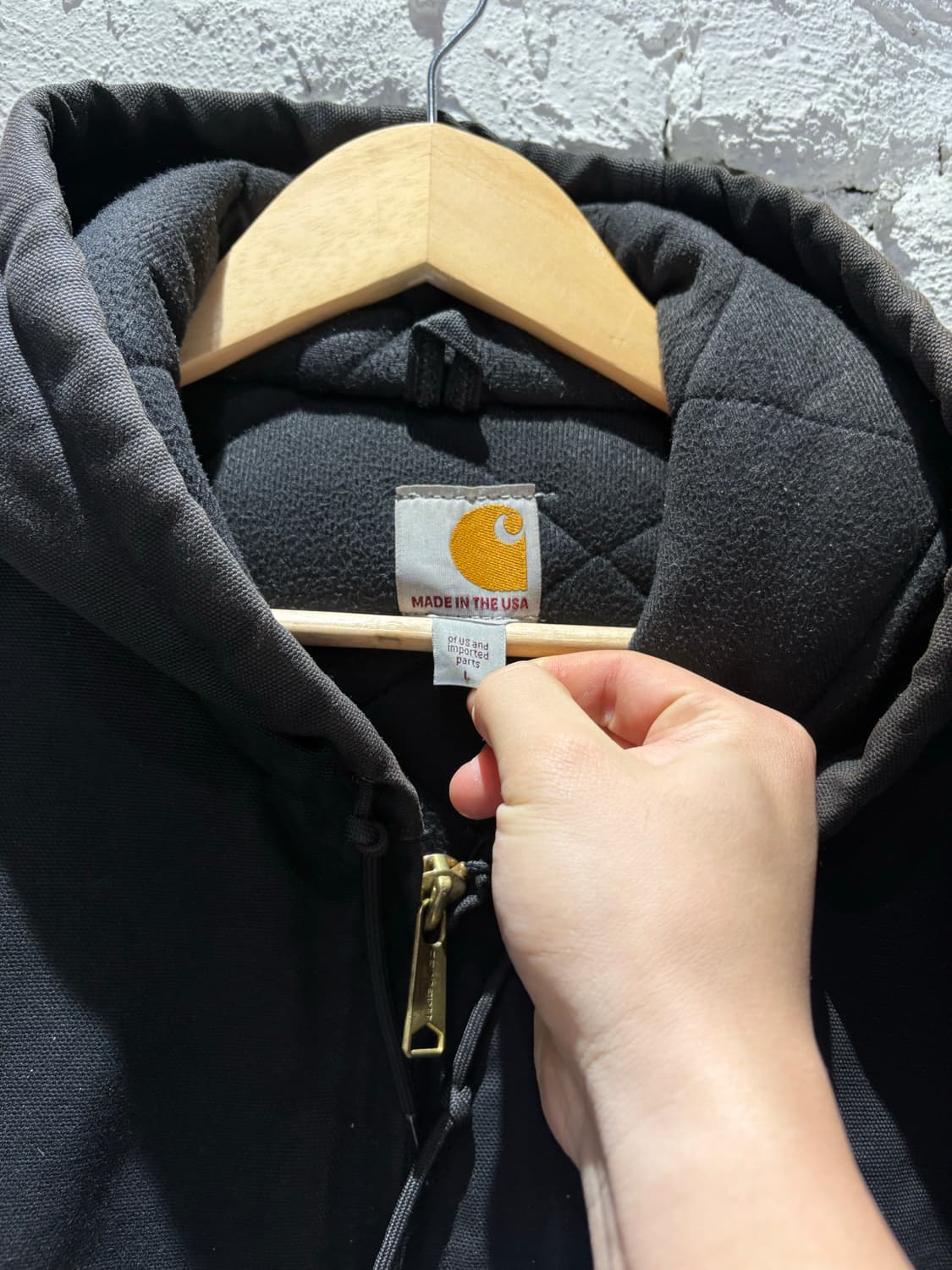 칼하트 J140 덕 엑티브 후드 워크자켓 상품이미지5