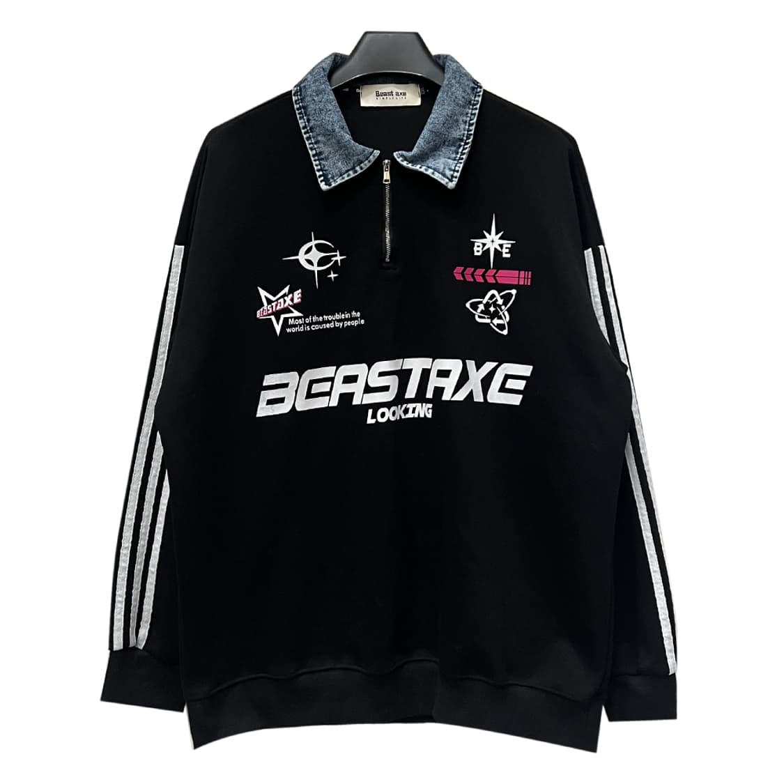 VTG Beast axe 하프집업 맨투맨 2XL 상품이미지1