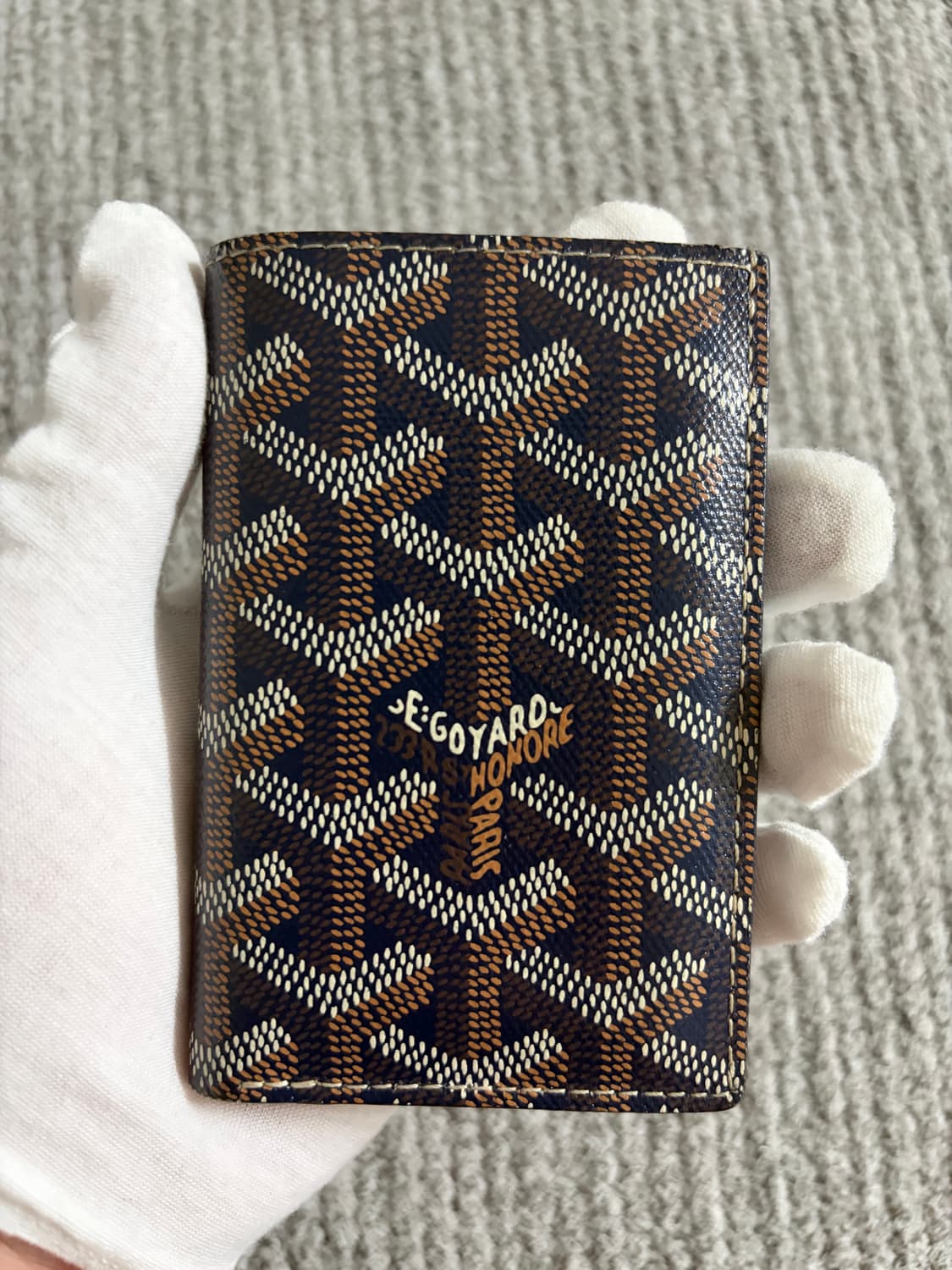(새상품급) 고야드 생피에르 카드지갑 네이비 상품이미지2