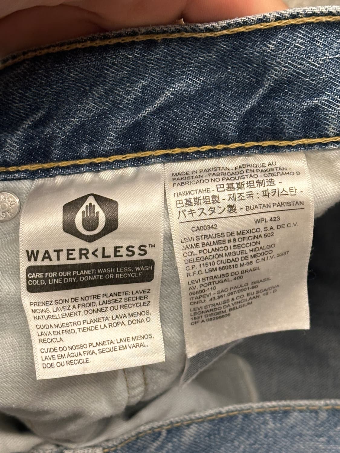 리바이스 505 데님팬츠 W36 L32 상품이미지3